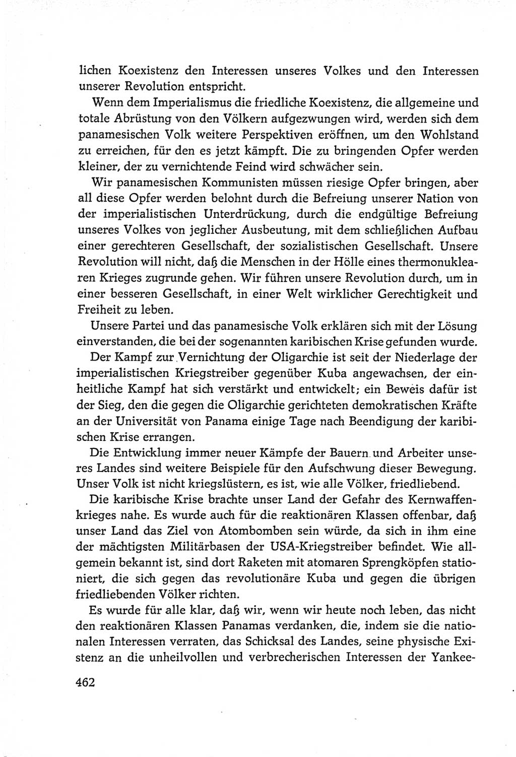 Protokoll der Verhandlungen des Ⅵ. Parteitages der Sozialistischen Einheitspartei Deutschlands (SED) [Deutsche Demokratische Republik (DDR)] 1963, Band Ⅱ, Seite 462 (Prot. Verh. Ⅵ. PT SED DDR 1963, Bd. Ⅱ, S. 462)