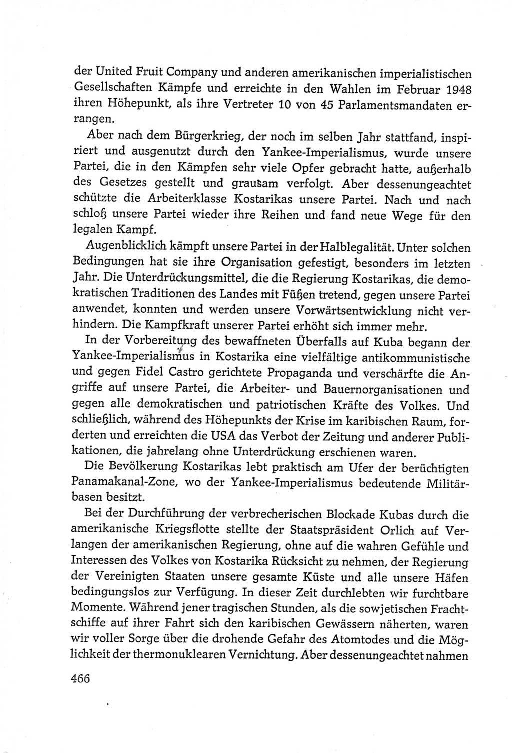 Protokoll der Verhandlungen des Ⅵ. Parteitages der Sozialistischen Einheitspartei Deutschlands (SED) [Deutsche Demokratische Republik (DDR)] 1963, Band Ⅱ, Seite 466 (Prot. Verh. Ⅵ. PT SED DDR 1963, Bd. Ⅱ, S. 466)