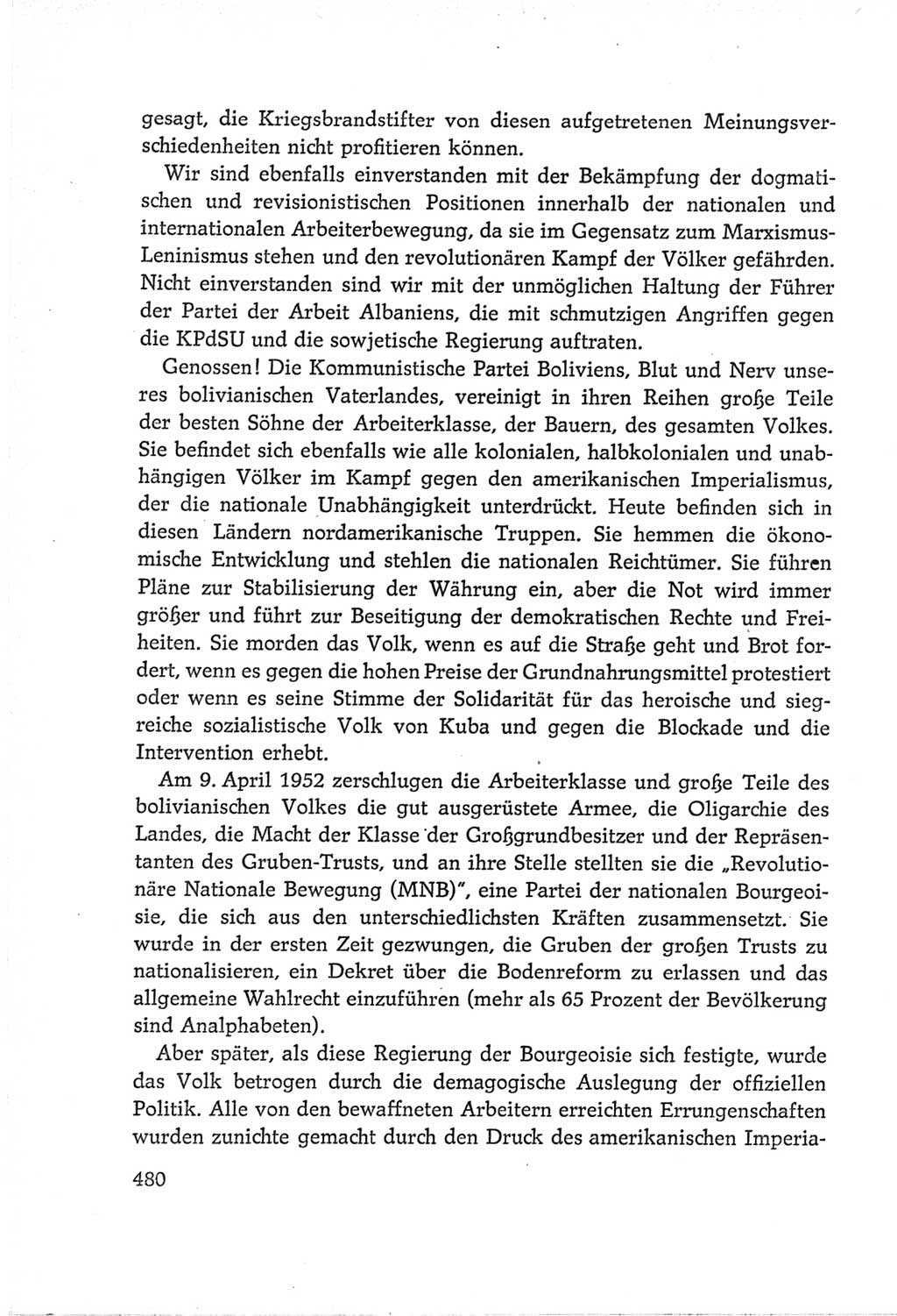 Protokoll der Verhandlungen des Ⅵ. Parteitages der Sozialistischen Einheitspartei Deutschlands (SED) [Deutsche Demokratische Republik (DDR)] 1963, Band Ⅱ, Seite 480 (Prot. Verh. Ⅵ. PT SED DDR 1963, Bd. Ⅱ, S. 480)