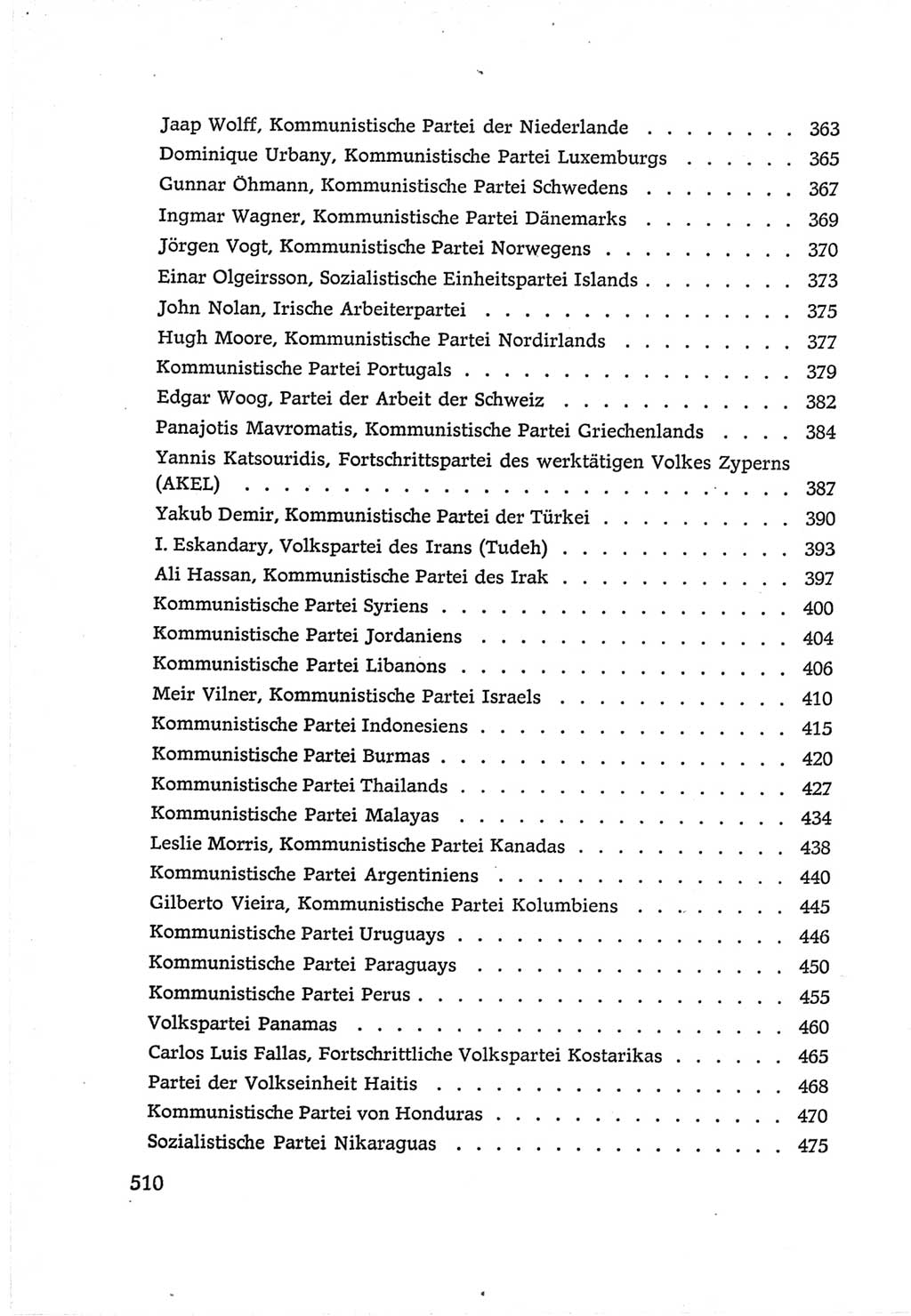 Protokoll der Verhandlungen des Ⅵ. Parteitages der Sozialistischen Einheitspartei Deutschlands (SED) [Deutsche Demokratische Republik (DDR)] 1963, Band Ⅱ, Seite 510 (Prot. Verh. Ⅵ. PT SED DDR 1963, Bd. Ⅱ, S. 510)