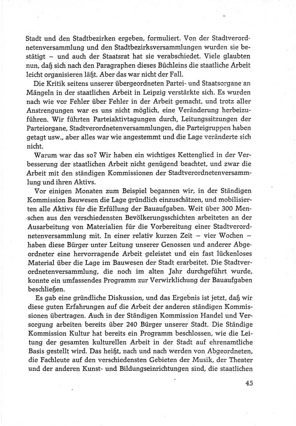 Protokoll der Verhandlungen des Ⅵ. Parteitages der Sozialistischen Einheitspartei Deutschlands (SED) [Deutsche Demokratische Republik (DDR)] 1963, Band Ⅲ, Seite 45 (Prot. Verh. Ⅵ. PT SED DDR 1963, Bd. Ⅲ, S. 45)