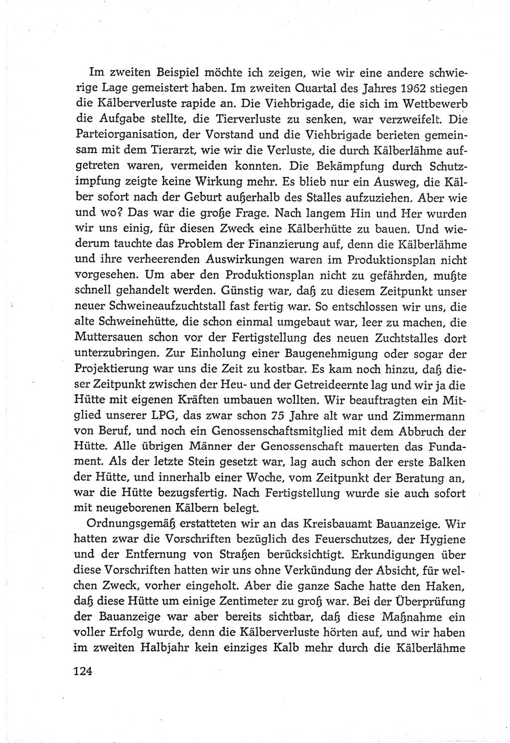 Protokoll der Verhandlungen des Ⅵ. Parteitages der Sozialistischen Einheitspartei Deutschlands (SED) [Deutsche Demokratische Republik (DDR)] 1963, Band Ⅲ, Seite 124 (Prot. Verh. Ⅵ. PT SED DDR 1963, Bd. Ⅲ, S. 124)