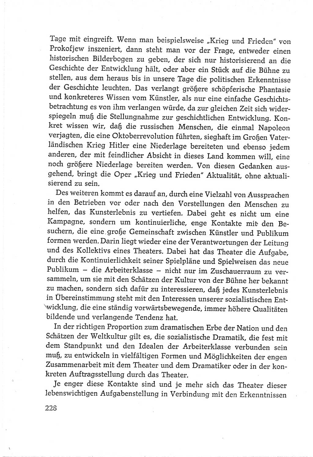 Protokoll der Verhandlungen des Ⅵ. Parteitages der Sozialistischen Einheitspartei Deutschlands (SED) [Deutsche Demokratische Republik (DDR)] 1963, Band Ⅲ, Seite 228 (Prot. Verh. Ⅵ. PT SED DDR 1963, Bd. Ⅲ, S. 228)