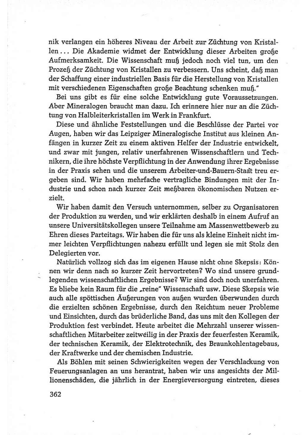 Protokoll der Verhandlungen des Ⅵ. Parteitages der Sozialistischen Einheitspartei Deutschlands (SED) [Deutsche Demokratische Republik (DDR)] 1963, Band Ⅲ, Seite 362 (Prot. Verh. Ⅵ. PT SED DDR 1963, Bd. Ⅲ, S. 362)