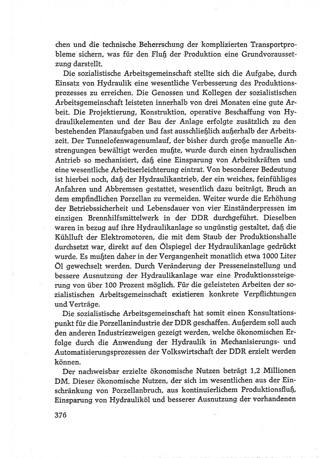 Protokoll der Verhandlungen des Ⅵ. Parteitages der Sozialistischen Einheitspartei Deutschlands (SED) [Deutsche Demokratische Republik (DDR)] 1963, Band Ⅲ, Seite 376 (Prot. Verh. Ⅵ. PT SED DDR 1963, Bd. Ⅲ, S. 376)