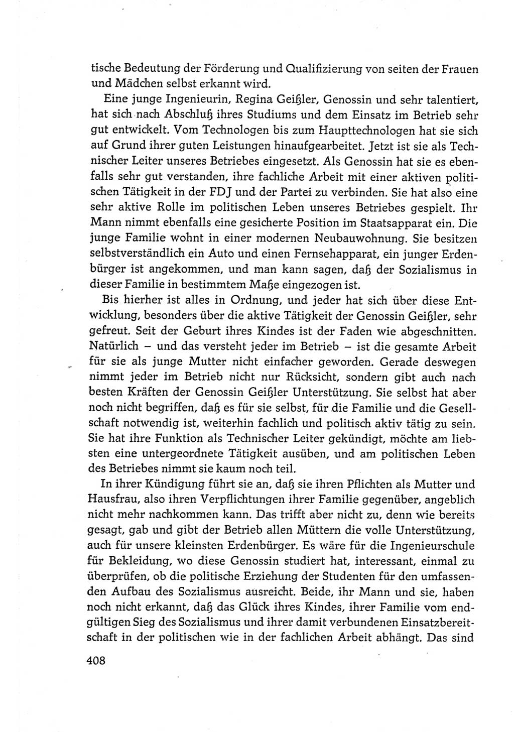 Protokoll der Verhandlungen des Ⅵ. Parteitages der Sozialistischen Einheitspartei Deutschlands (SED) [Deutsche Demokratische Republik (DDR)] 1963, Band Ⅲ, Seite 408 (Prot. Verh. Ⅵ. PT SED DDR 1963, Bd. Ⅲ, S. 408)