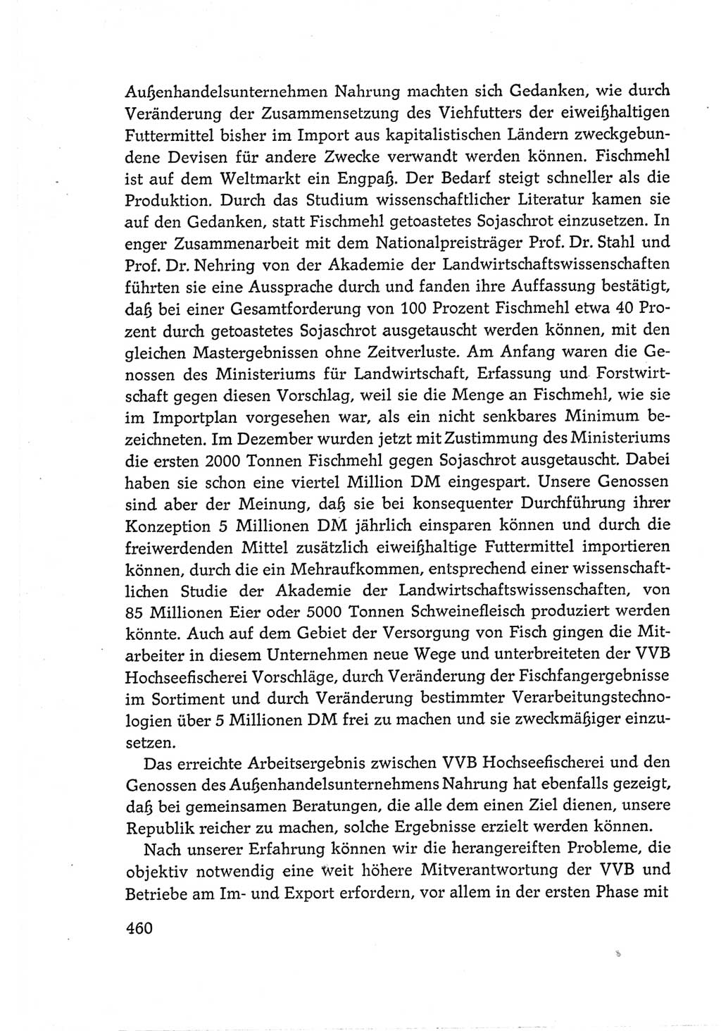 Protokoll der Verhandlungen des Ⅵ. Parteitages der Sozialistischen Einheitspartei Deutschlands (SED) [Deutsche Demokratische Republik (DDR)] 1963, Band Ⅲ, Seite 460 (Prot. Verh. Ⅵ. PT SED DDR 1963, Bd. Ⅲ, S. 460)