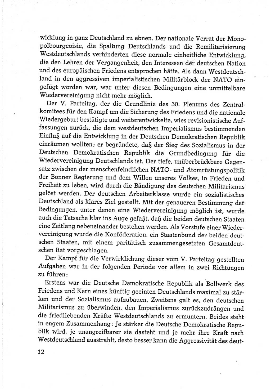 Protokoll der Verhandlungen des Ⅵ. Parteitages der Sozialistischen Einheitspartei Deutschlands (SED) [Deutsche Demokratische Republik (DDR)] 1963, Band Ⅳ, Seite 12 (Prot. Verh. Ⅵ. PT SED DDR 1963, Bd. Ⅳ, S. 12)