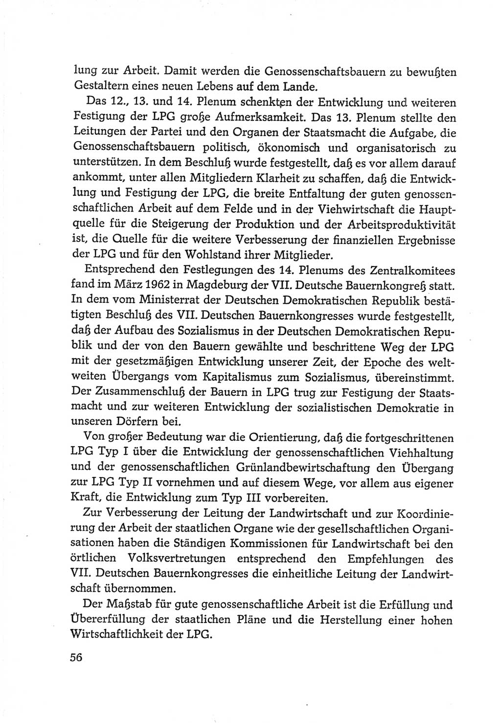 Protokoll der Verhandlungen des Ⅵ. Parteitages der Sozialistischen Einheitspartei Deutschlands (SED) [Deutsche Demokratische Republik (DDR)] 1963, Band Ⅳ, Seite 56 (Prot. Verh. Ⅵ. PT SED DDR 1963, Bd. Ⅳ, S. 56)