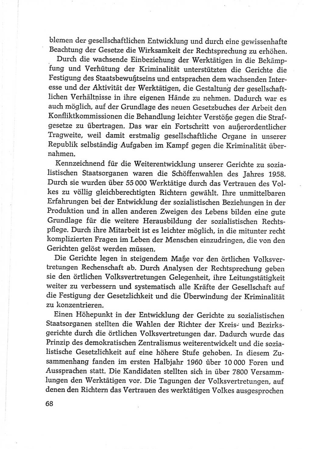Protokoll der Verhandlungen des Ⅵ. Parteitages der Sozialistischen Einheitspartei Deutschlands (SED) [Deutsche Demokratische Republik (DDR)] 1963, Band Ⅳ, Seite 68 (Prot. Verh. Ⅵ. PT SED DDR 1963, Bd. Ⅳ, S. 68)