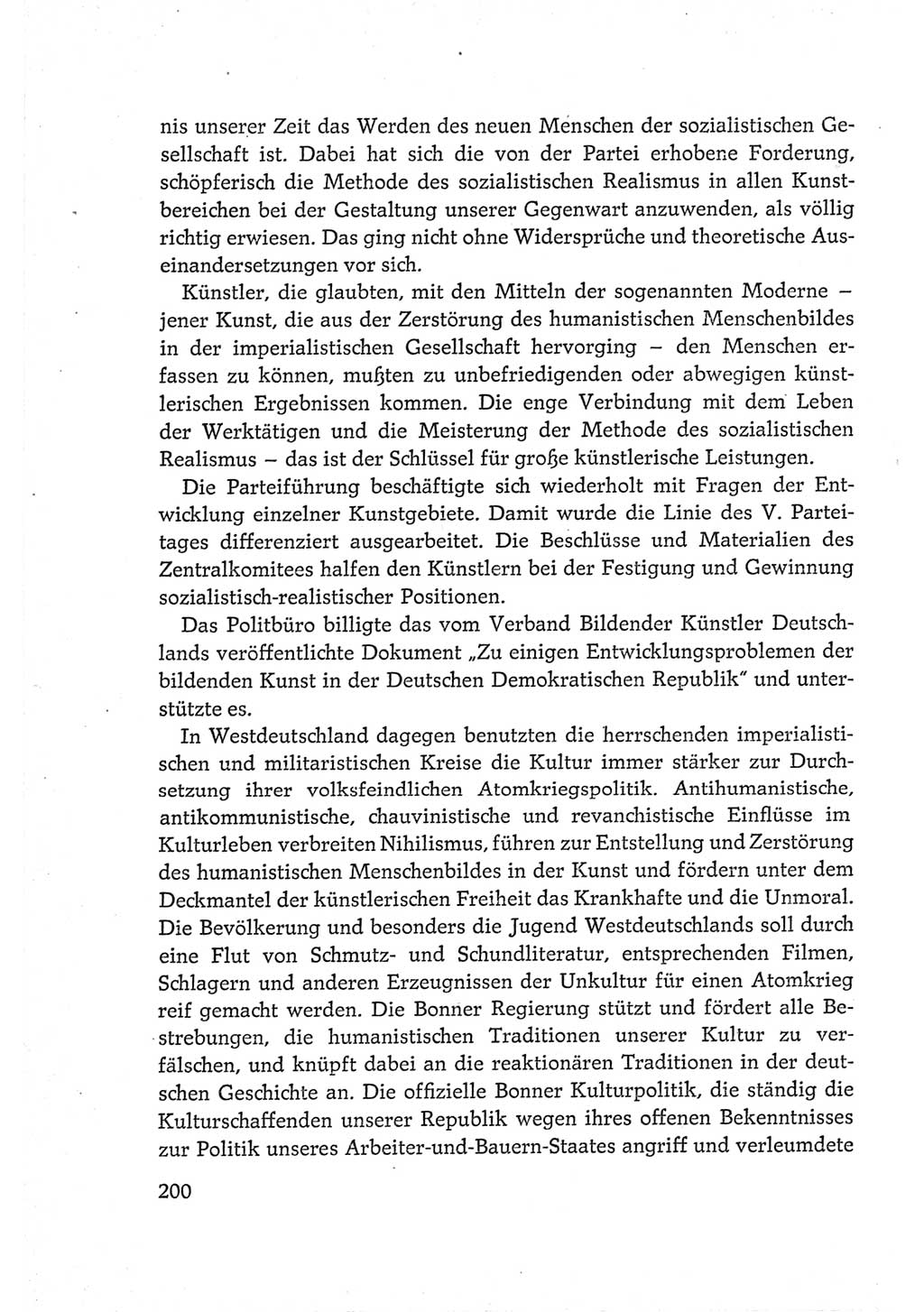Protokoll der Verhandlungen des Ⅵ. Parteitages der Sozialistischen Einheitspartei Deutschlands (SED) [Deutsche Demokratische Republik (DDR)] 1963, Band Ⅳ, Seite 200 (Prot. Verh. Ⅵ. PT SED DDR 1963, Bd. Ⅳ, S. 200)