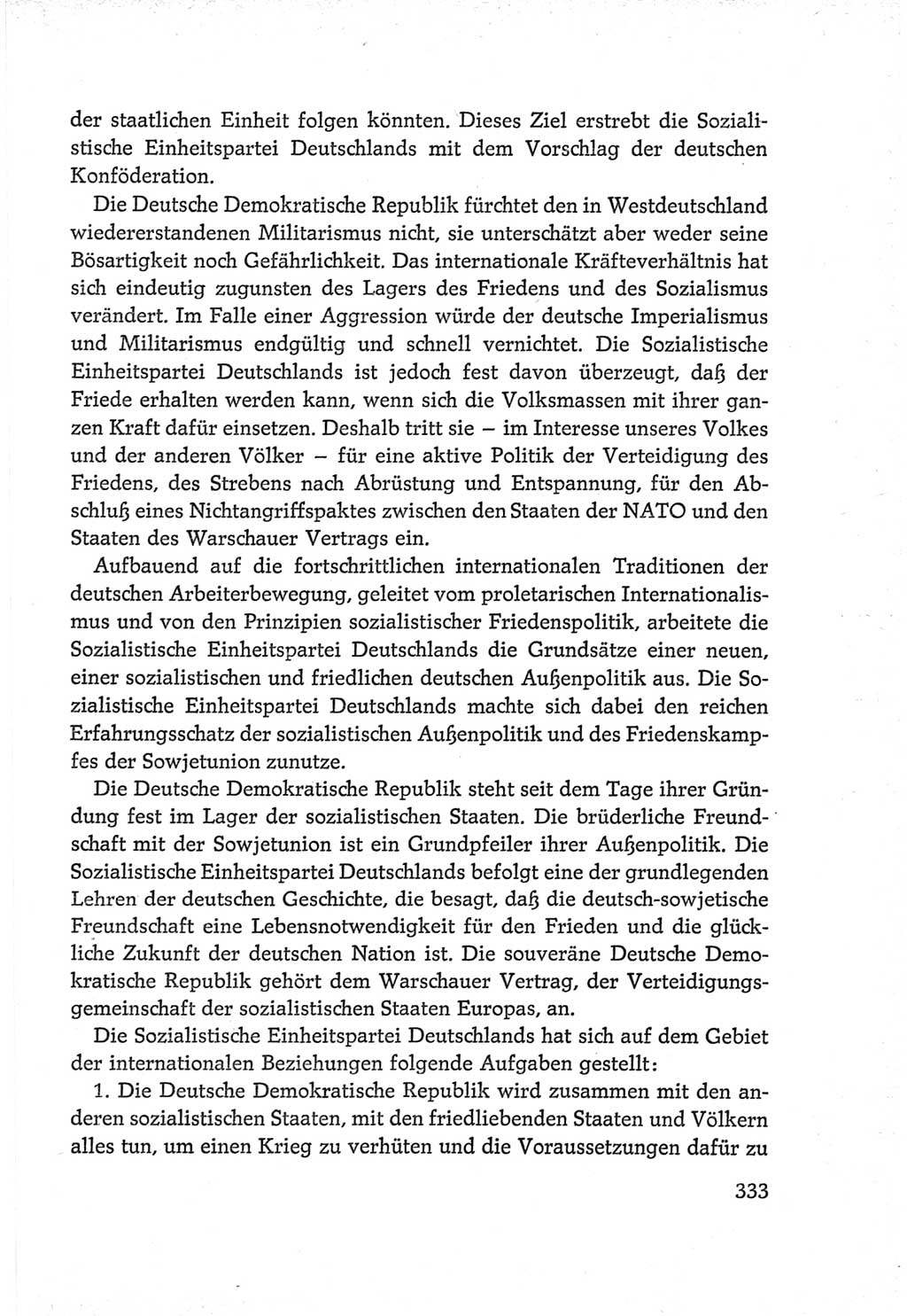 Protokoll der Verhandlungen des Ⅵ. Parteitages der Sozialistischen Einheitspartei Deutschlands (SED) [Deutsche Demokratische Republik (DDR)] 1963, Band Ⅳ, Seite 333 (Prot. Verh. Ⅵ. PT SED DDR 1963, Bd. Ⅳ, S. 333)