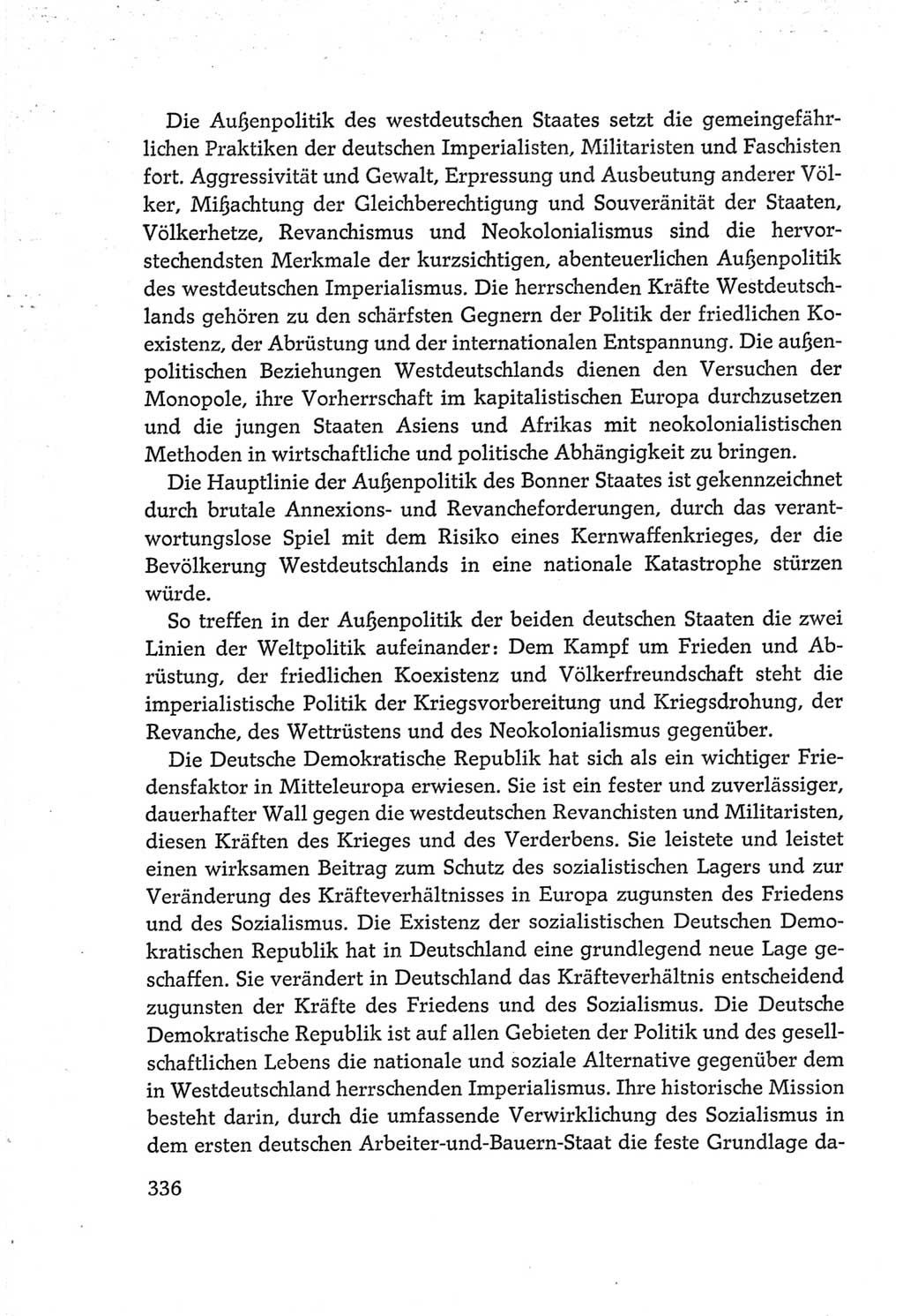 Protokoll der Verhandlungen des Ⅵ. Parteitages der Sozialistischen Einheitspartei Deutschlands (SED) [Deutsche Demokratische Republik (DDR)] 1963, Band Ⅳ, Seite 336 (Prot. Verh. Ⅵ. PT SED DDR 1963, Bd. Ⅳ, S. 336)