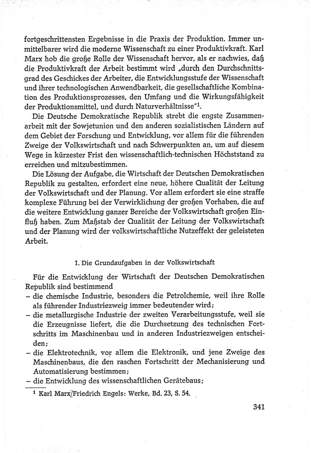 Protokoll der Verhandlungen des Ⅵ. Parteitages der Sozialistischen Einheitspartei Deutschlands (SED) [Deutsche Demokratische Republik (DDR)] 1963, Band Ⅳ, Seite 341 (Prot. Verh. Ⅵ. PT SED DDR 1963, Bd. Ⅳ, S. 341)