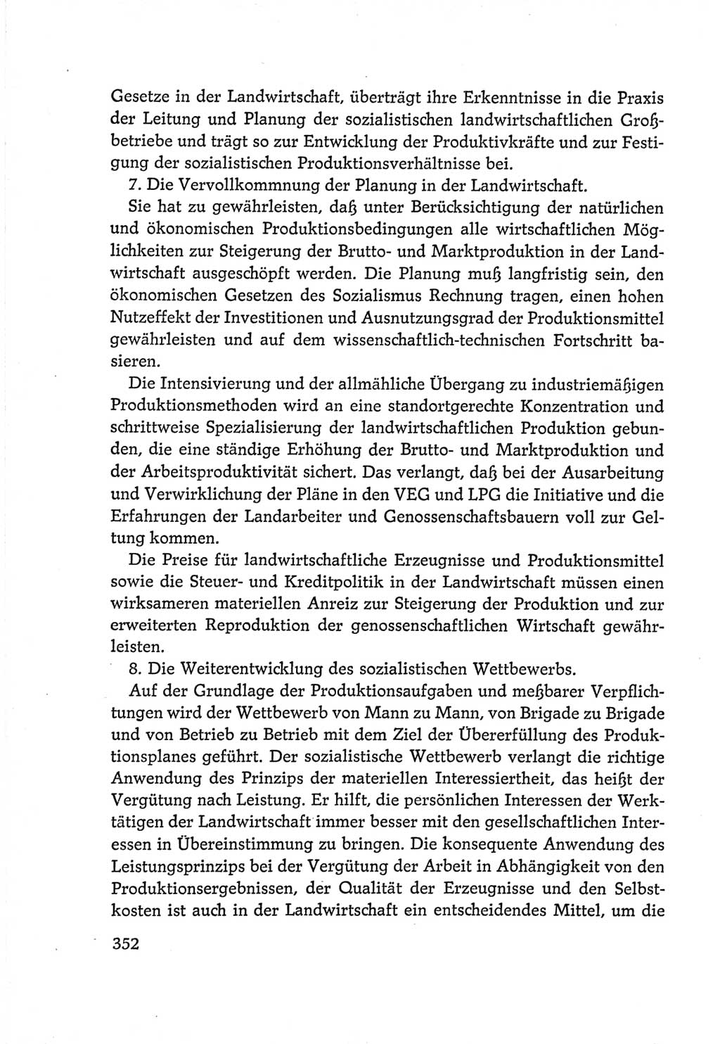 Protokoll der Verhandlungen des Ⅵ. Parteitages der Sozialistischen Einheitspartei Deutschlands (SED) [Deutsche Demokratische Republik (DDR)] 1963, Band Ⅳ, Seite 352 (Prot. Verh. Ⅵ. PT SED DDR 1963, Bd. Ⅳ, S. 352)