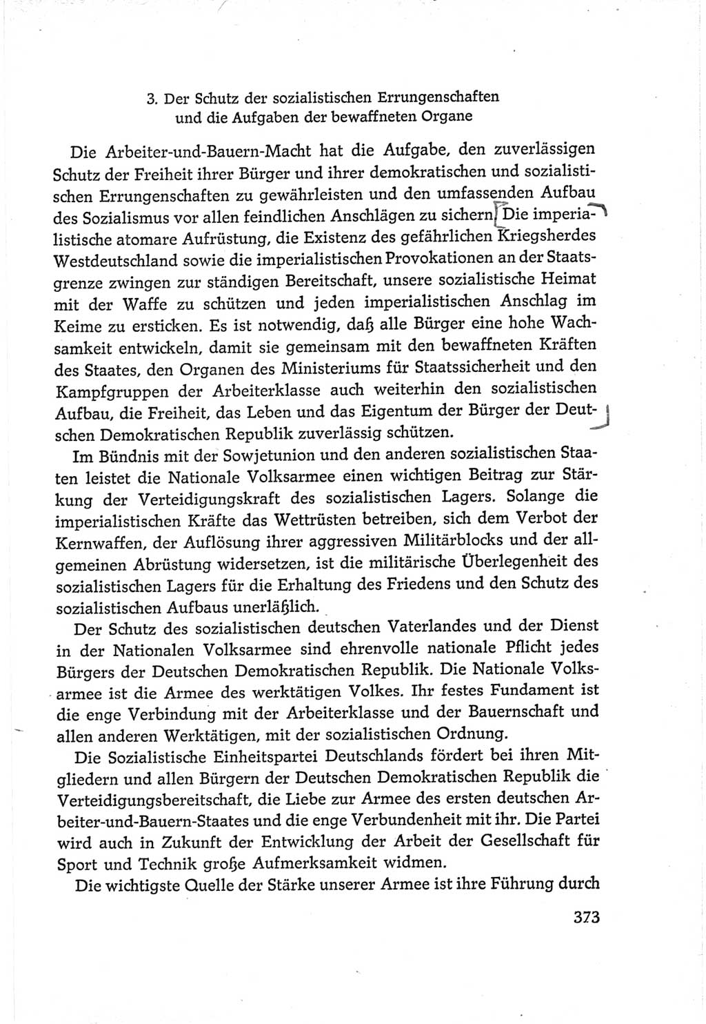 Protokoll der Verhandlungen des Ⅵ. Parteitages der Sozialistischen Einheitspartei Deutschlands (SED) [Deutsche Demokratische Republik (DDR)] 1963, Band Ⅳ, Seite 373 (Prot. Verh. Ⅵ. PT SED DDR 1963, Bd. Ⅳ, S. 373)