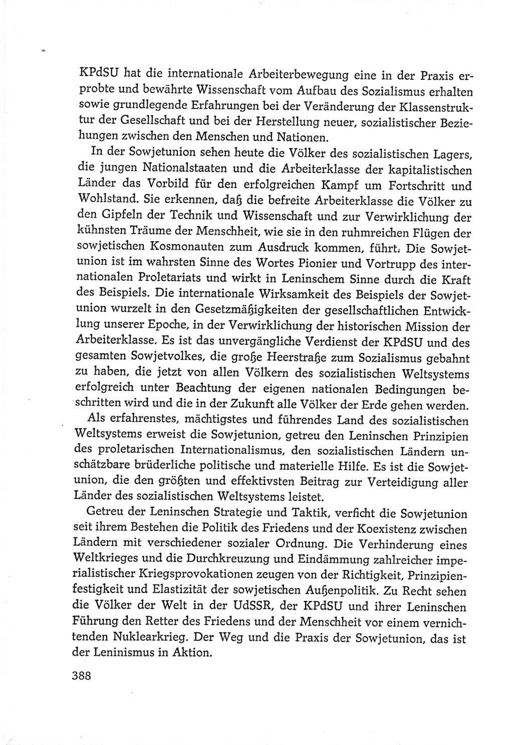 Protokoll der Verhandlungen des Ⅵ. Parteitages der Sozialistischen Einheitspartei Deutschlands (SED) [Deutsche Demokratische Republik (DDR)] 1963, Band Ⅳ, Seite 388 (Prot. Verh. Ⅵ. PT SED DDR 1963, Bd. Ⅳ, S. 388)