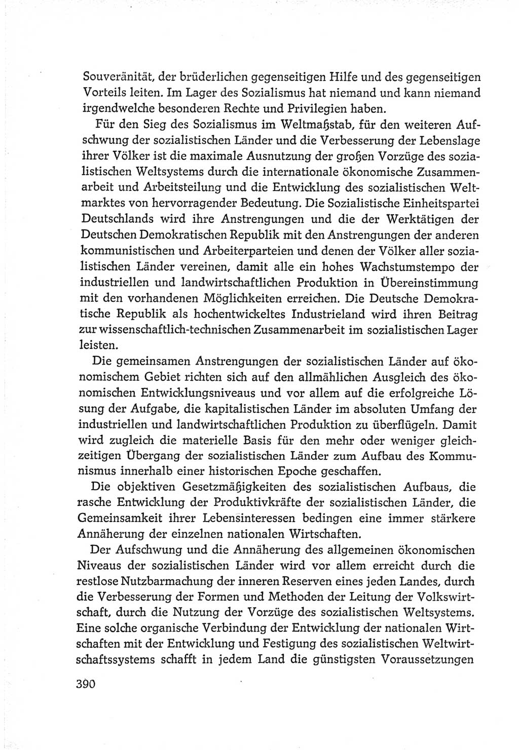 Protokoll der Verhandlungen des Ⅵ. Parteitages der Sozialistischen Einheitspartei Deutschlands (SED) [Deutsche Demokratische Republik (DDR)] 1963, Band Ⅳ, Seite 390 (Prot. Verh. Ⅵ. PT SED DDR 1963, Bd. Ⅳ, S. 390)