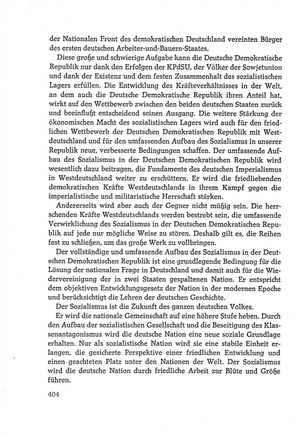Protokoll der Verhandlungen des Ⅵ. Parteitages der Sozialistischen Einheitspartei Deutschlands (SED) [Deutsche Demokratische Republik (DDR)] 1963, Band Ⅳ, Seite 404 (Prot. Verh. Ⅵ. PT SED DDR 1963, Bd. Ⅳ, S. 404)