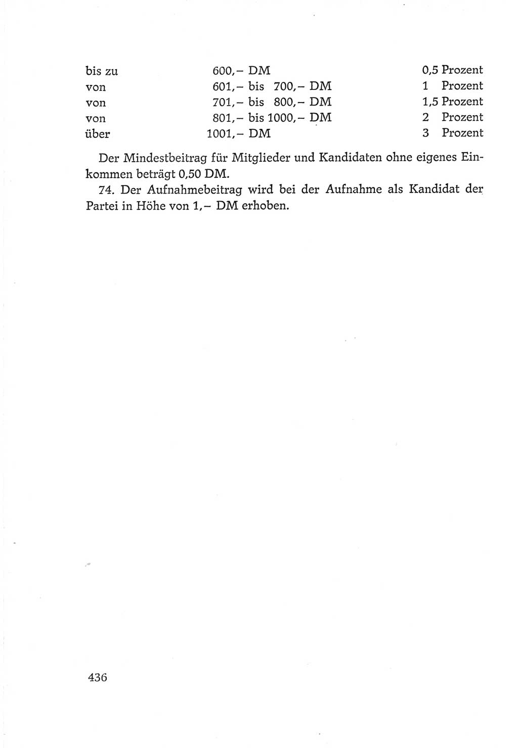 Protokoll der Verhandlungen des Ⅵ. Parteitages der Sozialistischen Einheitspartei Deutschlands (SED) [Deutsche Demokratische Republik (DDR)] 1963, Band Ⅳ, Seite 436 (Prot. Verh. Ⅵ. PT SED DDR 1963, Bd. Ⅳ, S. 436)
