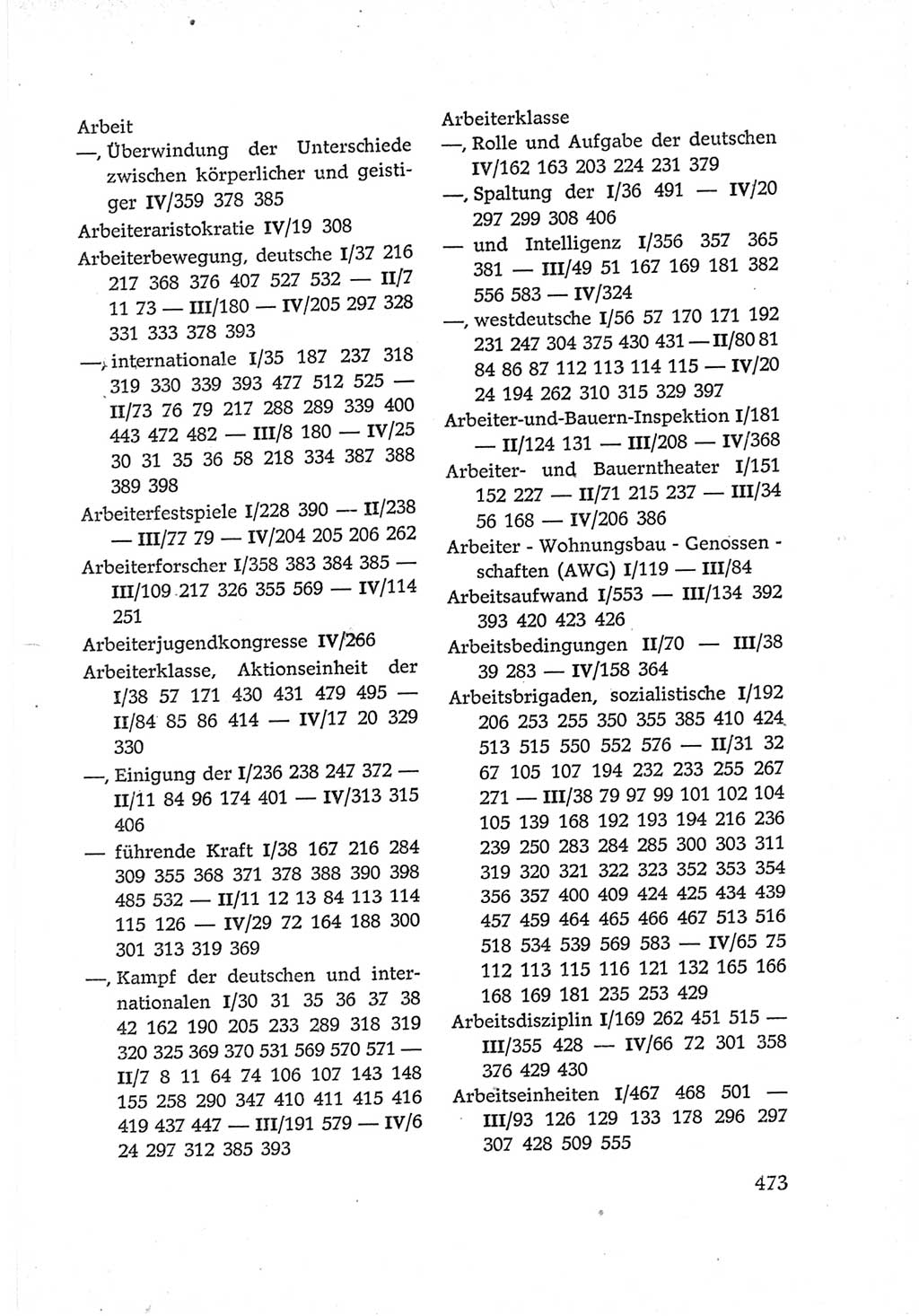 Protokoll der Verhandlungen des Ⅵ. Parteitages der Sozialistischen Einheitspartei Deutschlands (SED) [Deutsche Demokratische Republik (DDR)] 1963, Band Ⅳ, Seite 473 (Prot. Verh. Ⅵ. PT SED DDR 1963, Bd. Ⅳ, S. 473)