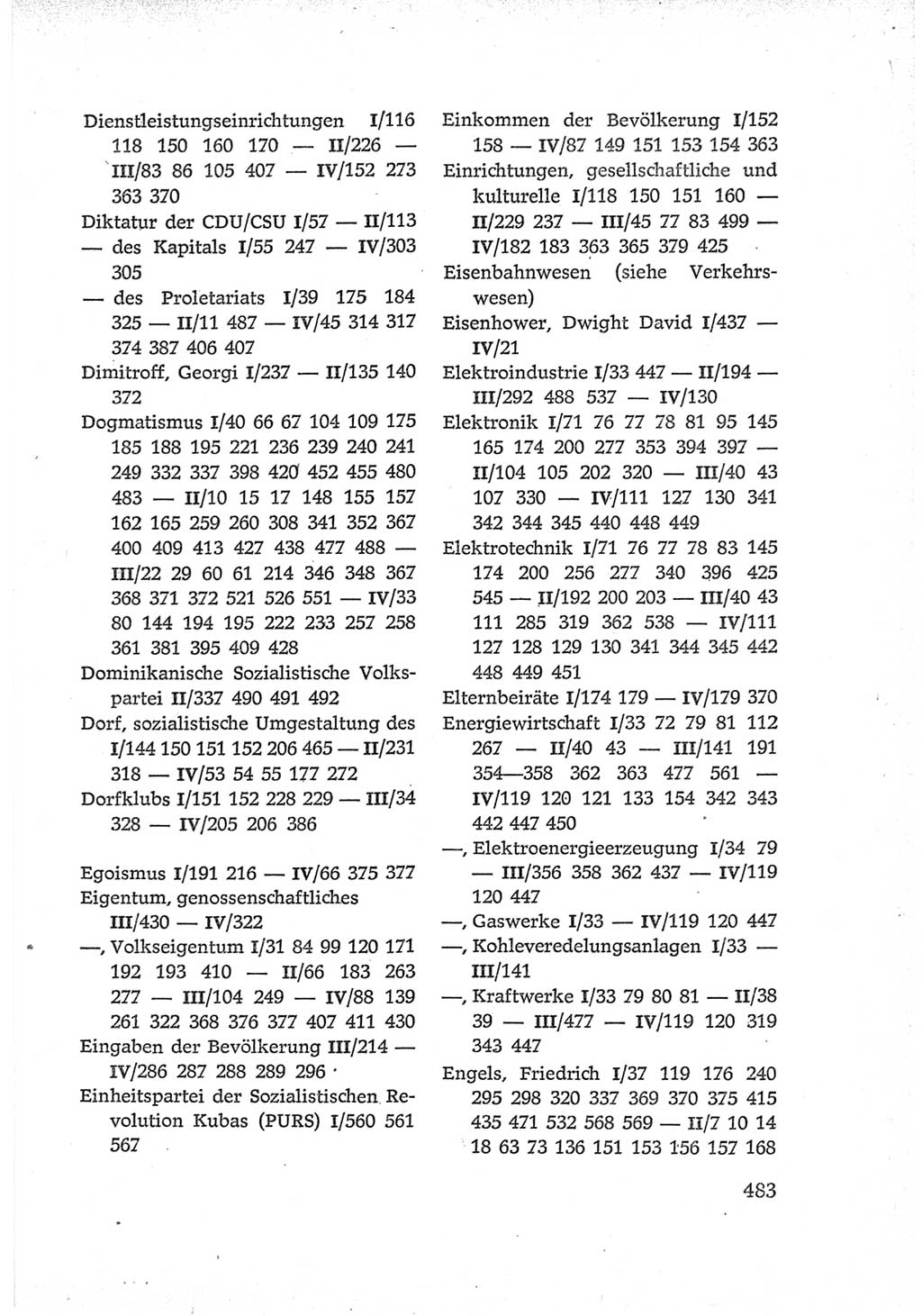 Protokoll der Verhandlungen des Ⅵ. Parteitages der Sozialistischen Einheitspartei Deutschlands (SED) [Deutsche Demokratische Republik (DDR)] 1963, Band Ⅳ, Seite 483 (Prot. Verh. Ⅵ. PT SED DDR 1963, Bd. Ⅳ, S. 483)