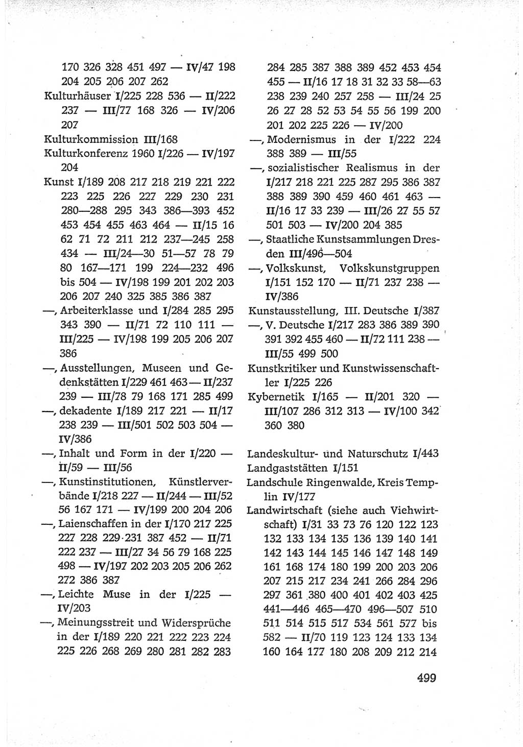 Protokoll der Verhandlungen des Ⅵ. Parteitages der Sozialistischen Einheitspartei Deutschlands (SED) [Deutsche Demokratische Republik (DDR)] 1963, Band Ⅳ, Seite 499 (Prot. Verh. Ⅵ. PT SED DDR 1963, Bd. Ⅳ, S. 499)