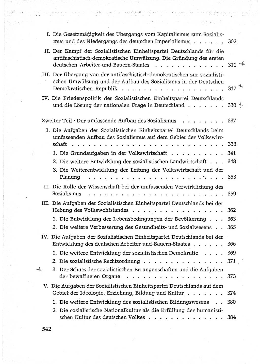 Protokoll der Verhandlungen des Ⅵ. Parteitages der Sozialistischen Einheitspartei Deutschlands (SED) [Deutsche Demokratische Republik (DDR)] 1963, Band Ⅳ, Seite 542 (Prot. Verh. Ⅵ. PT SED DDR 1963, Bd. Ⅳ, S. 542)