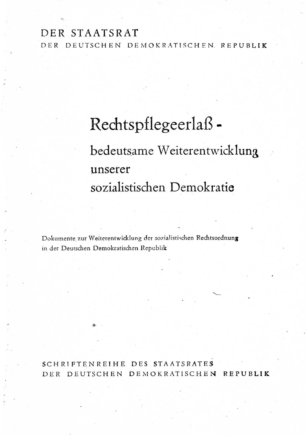 Rechtspflegeerlaß [Deutsche Demokratische Republik (DDR)] 1963, Seite 3 (R.-Pfl.-Erl. DDR 1963, S. 3)