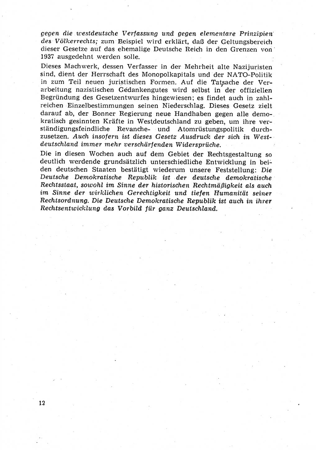Rechtspflegeerlaß [Deutsche Demokratische Republik (DDR)] 1963, Seite 12 (R.-Pfl.-Erl. DDR 1963, S. 12)
