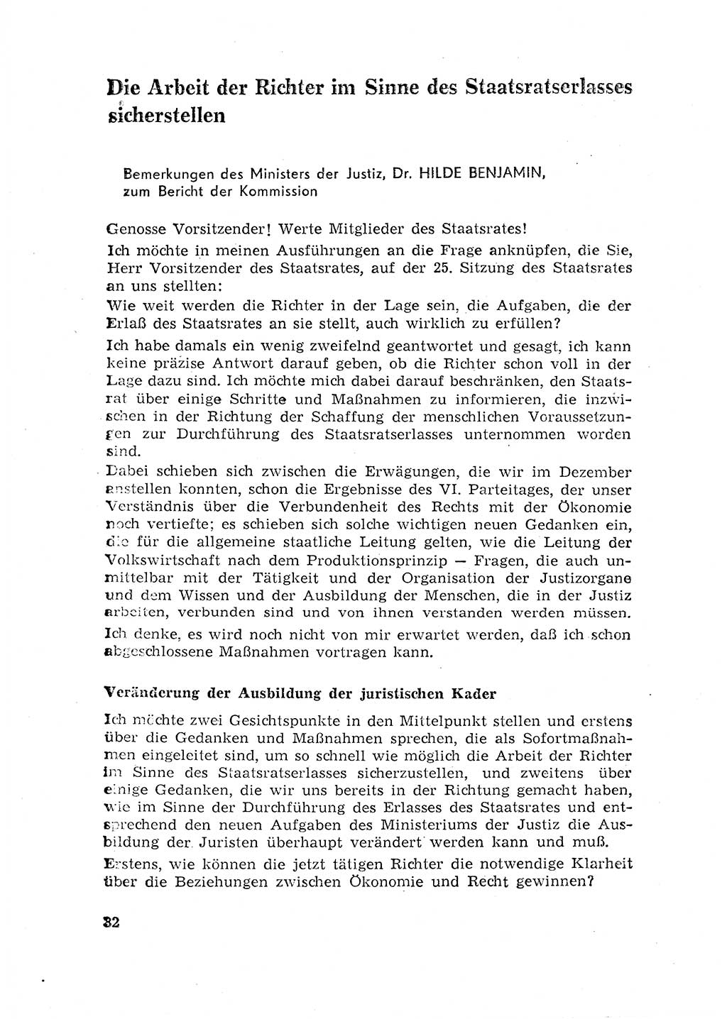 Rechtspflegeerlaß [Deutsche Demokratische Republik (DDR)] 1963, Seite 32 (R.-Pfl.-Erl. DDR 1963, S. 32)