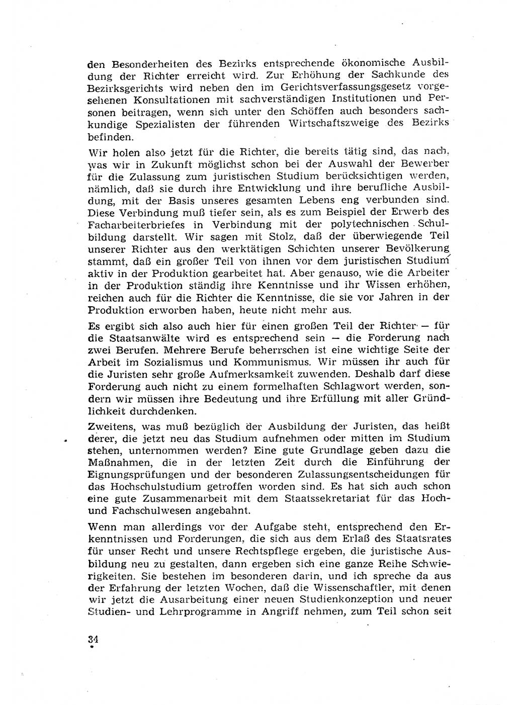 Rechtspflegeerlaß [Deutsche Demokratische Republik (DDR)] 1963, Seite 34 (R.-Pfl.-Erl. DDR 1963, S. 34)