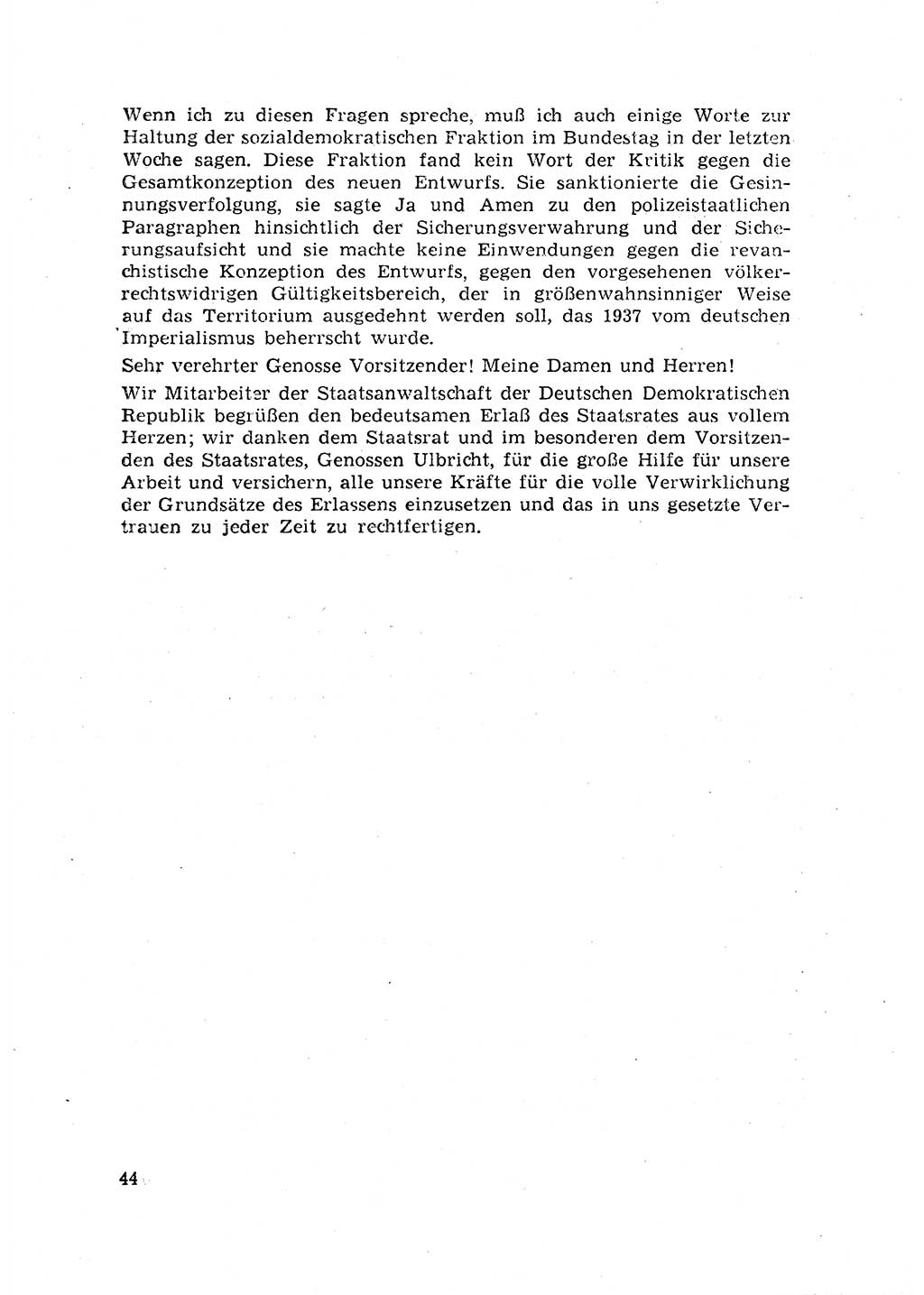 Rechtspflegeerlaß [Deutsche Demokratische Republik (DDR)] 1963, Seite 44 (R.-Pfl.-Erl. DDR 1963, S. 44)