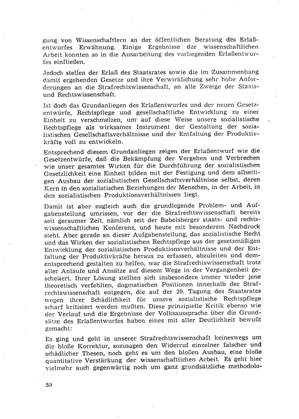 Rechtspflegeerlaß [Deutsche Demokratische Republik (DDR)] 1963, Seite 50 (R.-Pfl.-Erl. DDR 1963, S. 50)