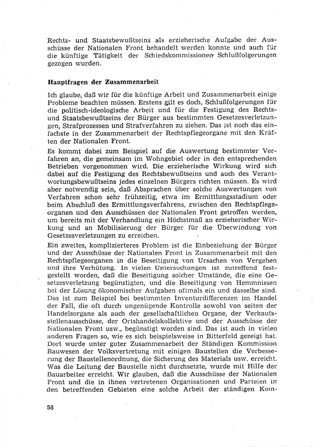 Rechtspflegeerlaß [Deutsche Demokratische Republik (DDR)] 1963, Seite 58 (R.-Pfl.-Erl. DDR 1963, S. 58)