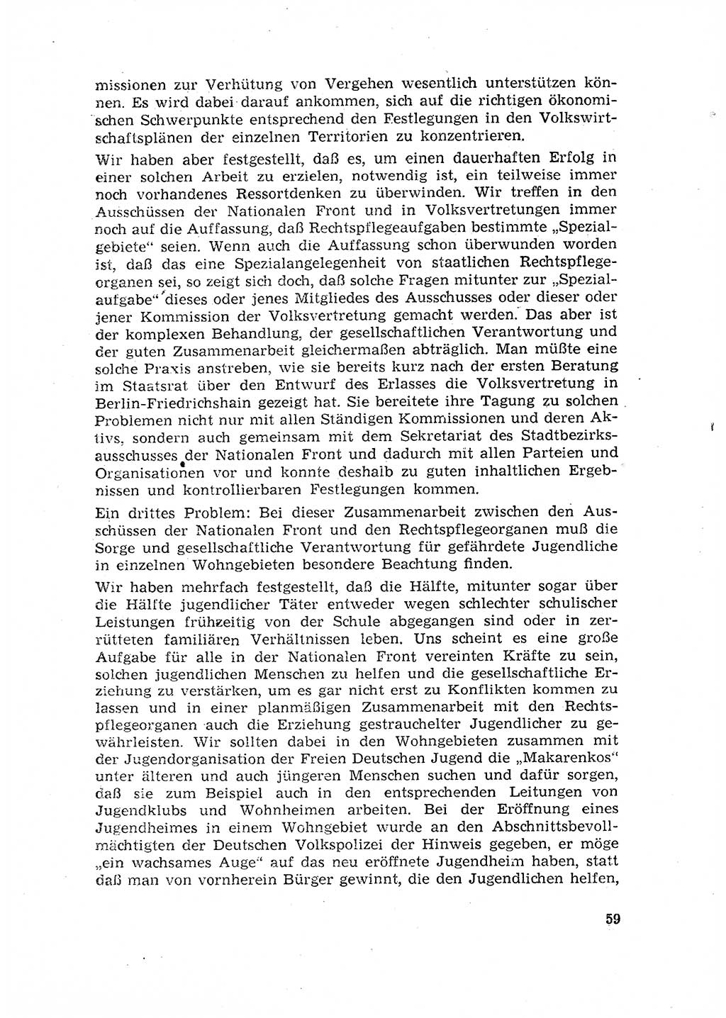 Rechtspflegeerlaß [Deutsche Demokratische Republik (DDR)] 1963, Seite 59 (R.-Pfl.-Erl. DDR 1963, S. 59)