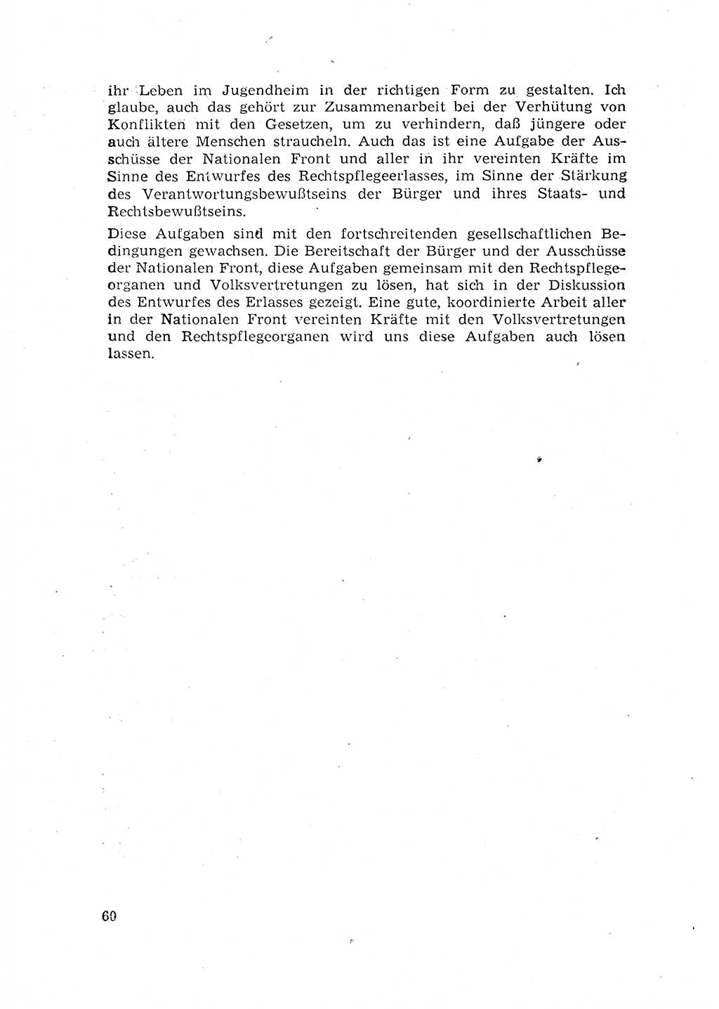 Rechtspflegeerlaß [Deutsche Demokratische Republik (DDR)] 1963, Seite 60 (R.-Pfl.-Erl. DDR 1963, S. 60)