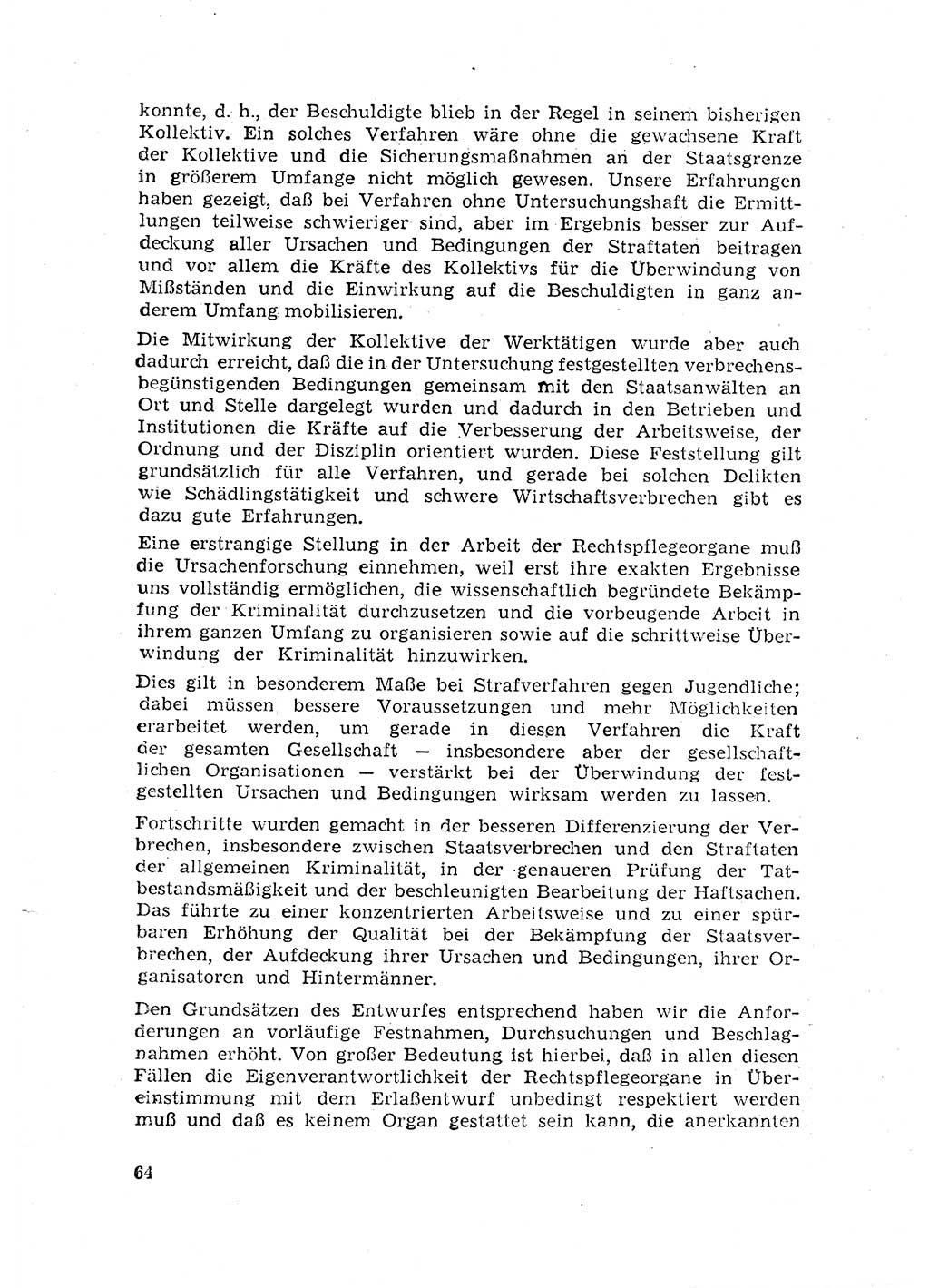 Rechtspflegeerlaß [Deutsche Demokratische Republik (DDR)] 1963, Seite 64 (R.-Pfl.-Erl. DDR 1963, S. 64)