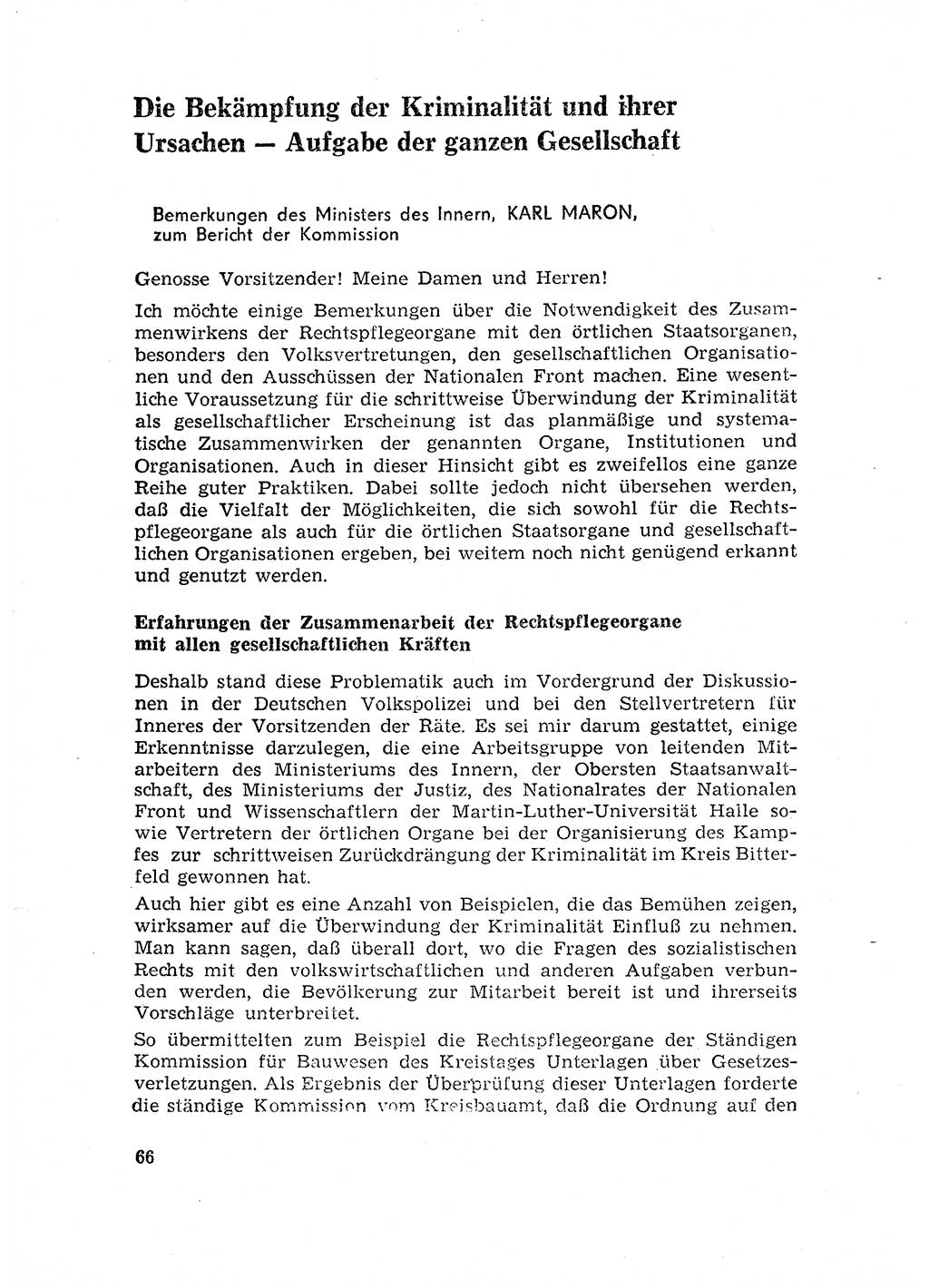 Rechtspflegeerlaß [Deutsche Demokratische Republik (DDR)] 1963, Seite 66 (R.-Pfl.-Erl. DDR 1963, S. 66)