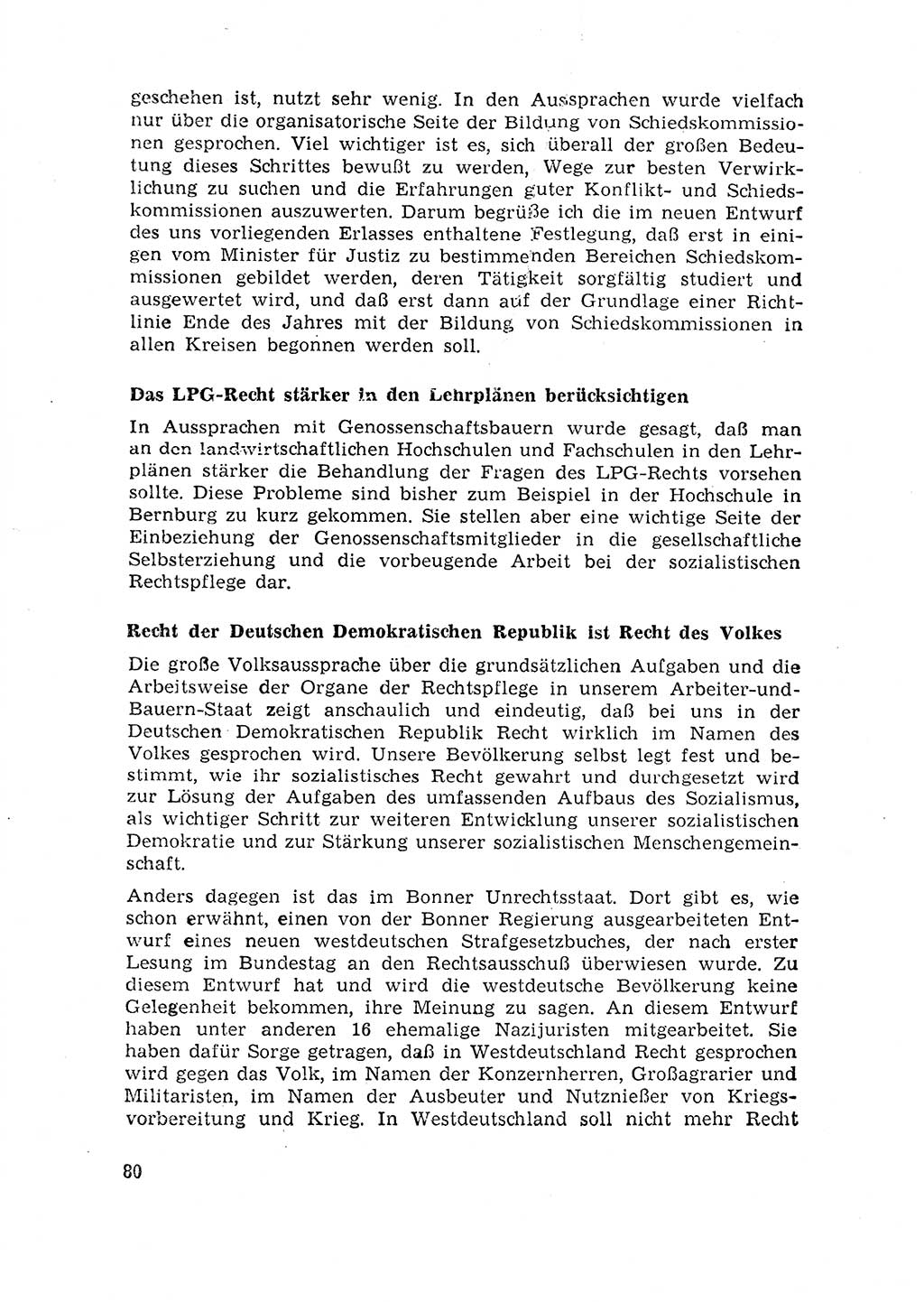 Rechtspflegeerlaß [Deutsche Demokratische Republik (DDR)] 1963, Seite 80 (R.-Pfl.-Erl. DDR 1963, S. 80)