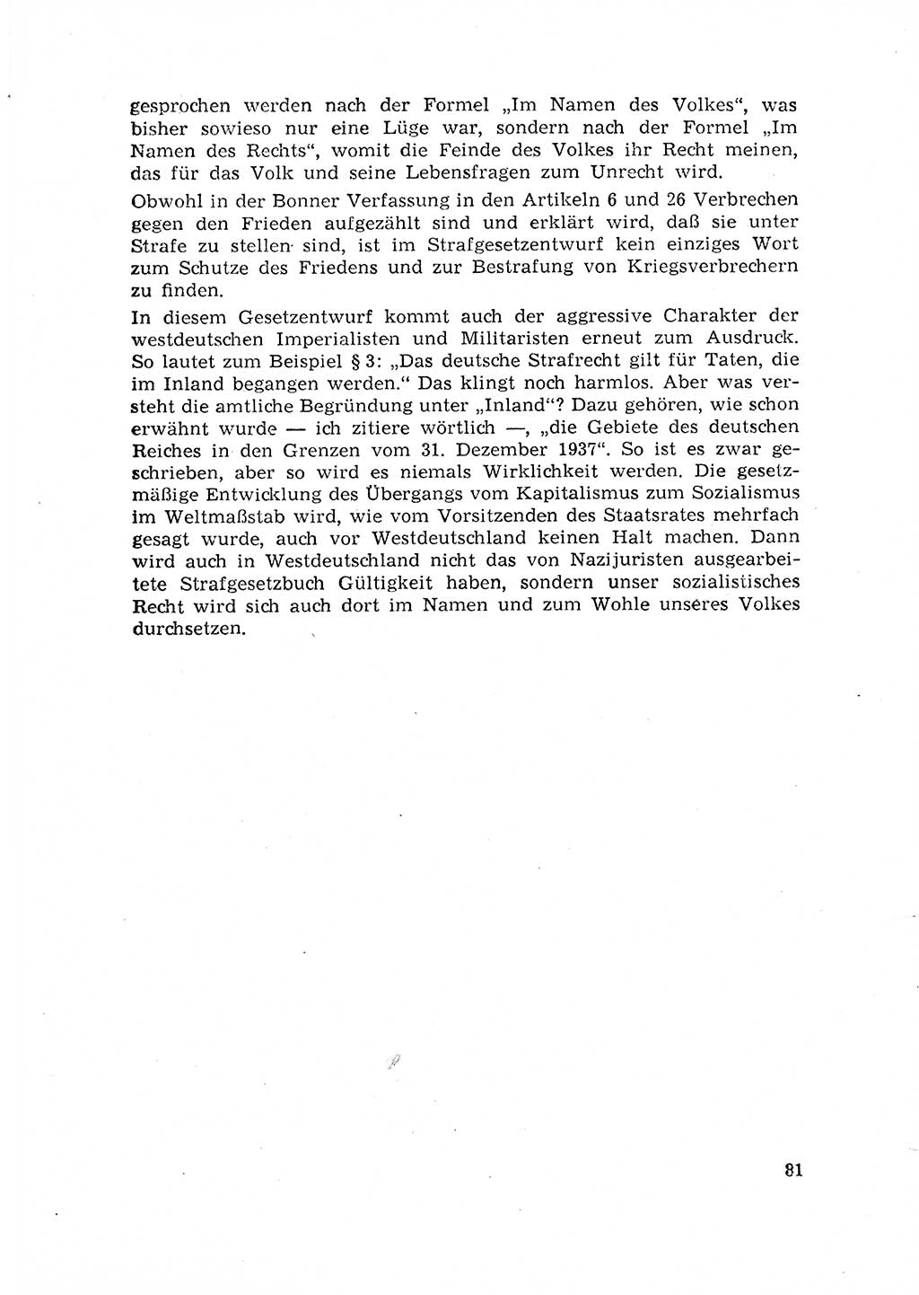 Rechtspflegeerlaß [Deutsche Demokratische Republik (DDR)] 1963, Seite 81 (R.-Pfl.-Erl. DDR 1963, S. 81)