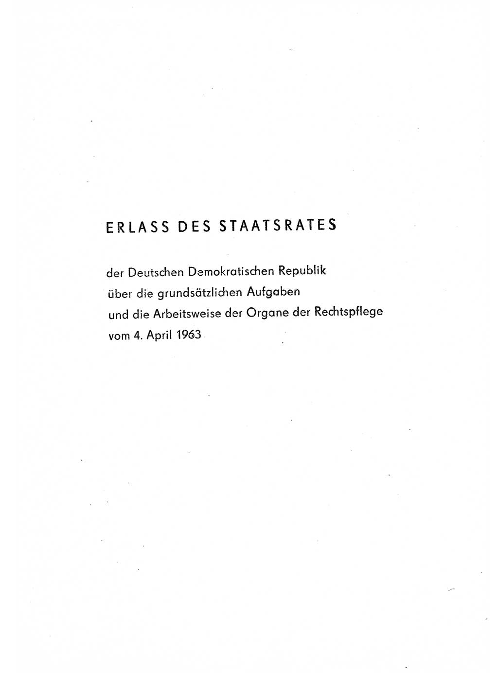 Rechtspflegeerlaß [Deutsche Demokratische Republik (DDR)] 1963, Seite 99 (R.-Pfl.-Erl. DDR 1963, S. 99)
