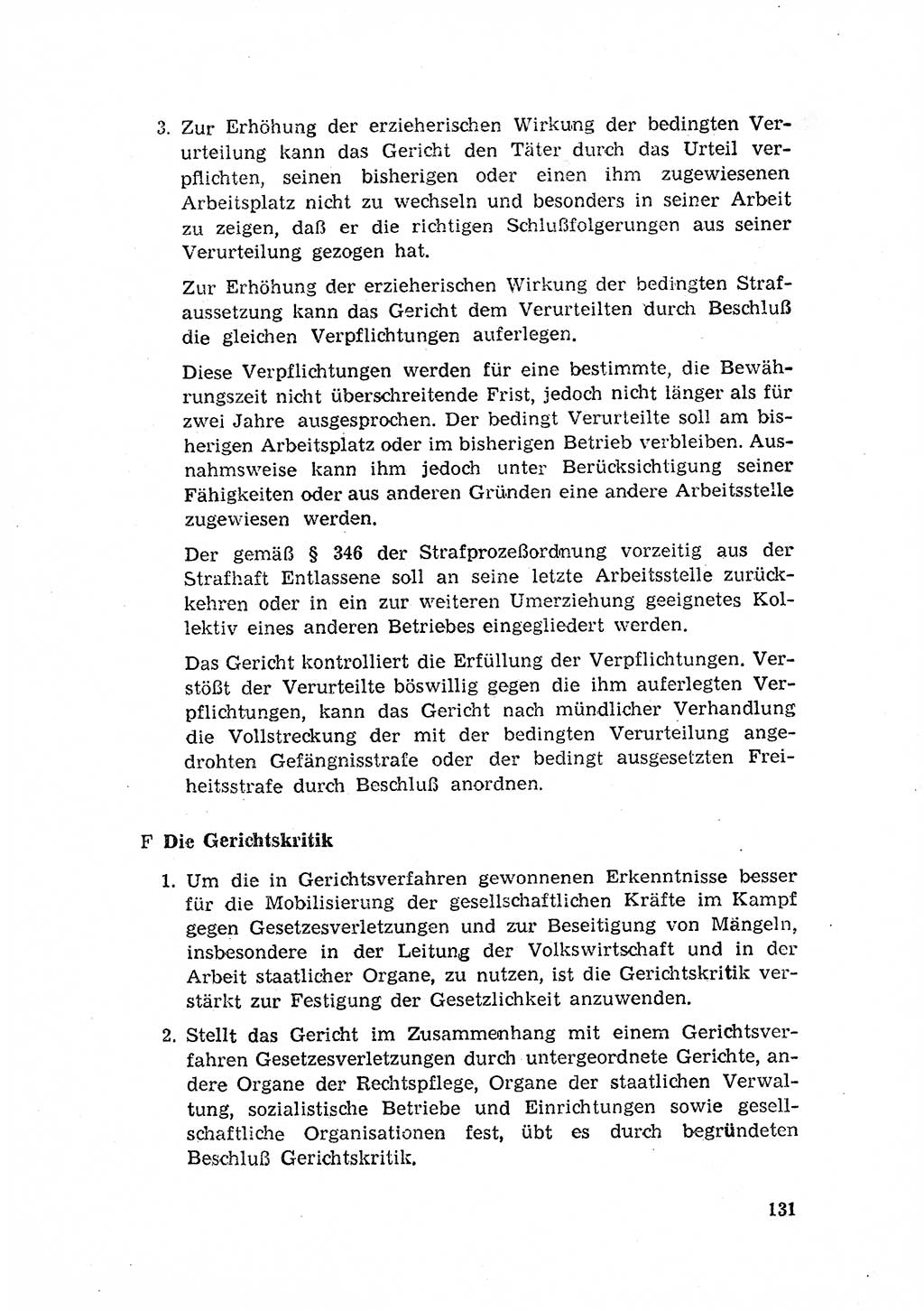 Rechtspflegeerlaß [Deutsche Demokratische Republik (DDR)] 1963, Seite 131 (R.-Pfl.-Erl. DDR 1963, S. 131)