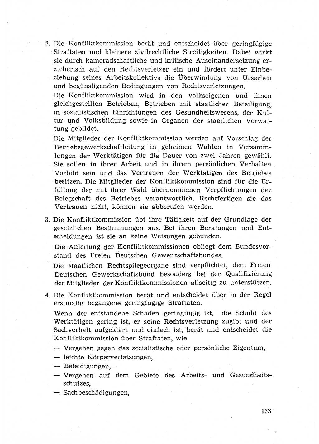 Rechtspflegeerlaß [Deutsche Demokratische Republik (DDR)] 1963, Seite 133 (R.-Pfl.-Erl. DDR 1963, S. 133)