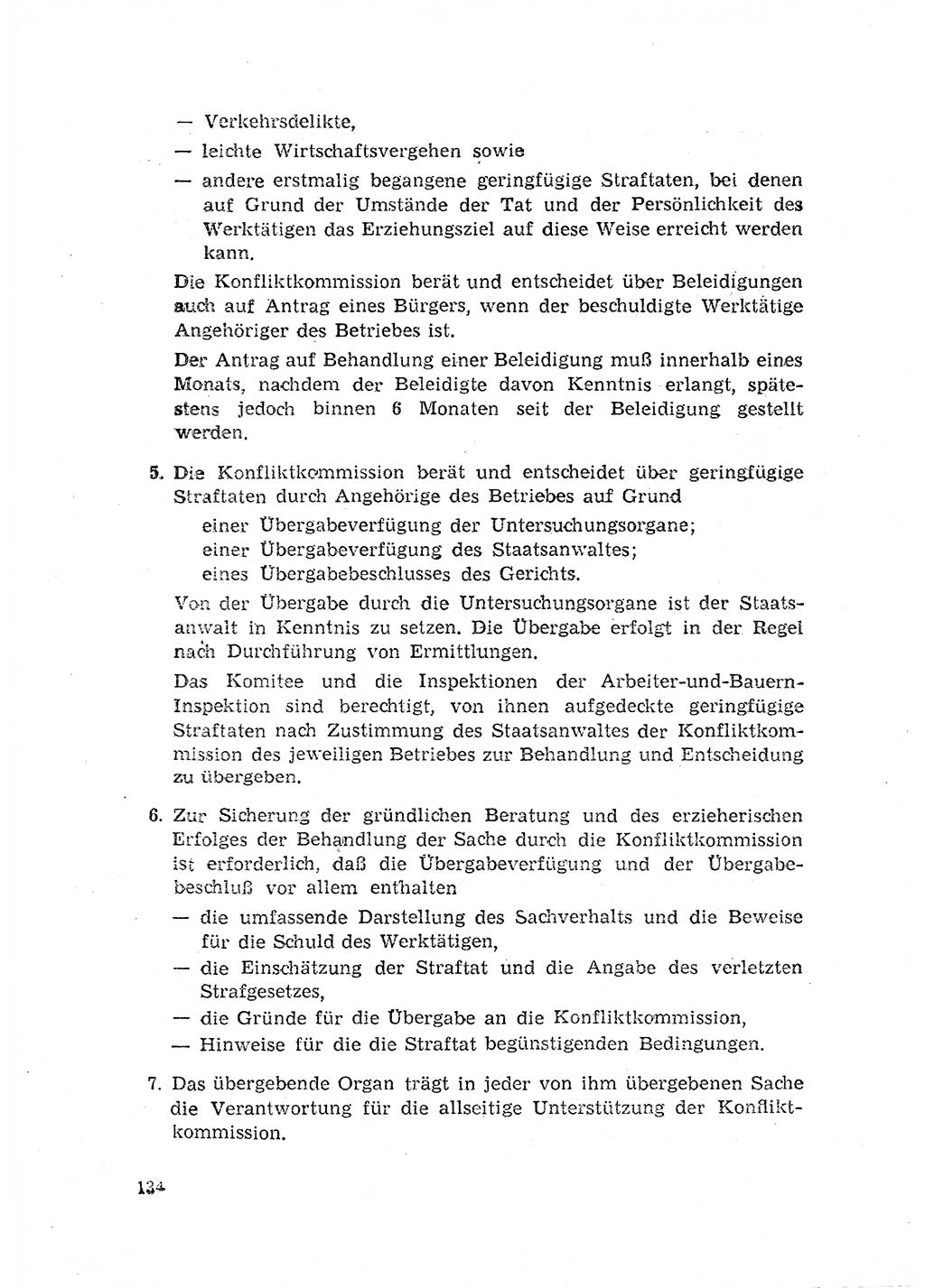 Rechtspflegeerlaß [Deutsche Demokratische Republik (DDR)] 1963, Seite 134 (R.-Pfl.-Erl. DDR 1963, S. 134)
