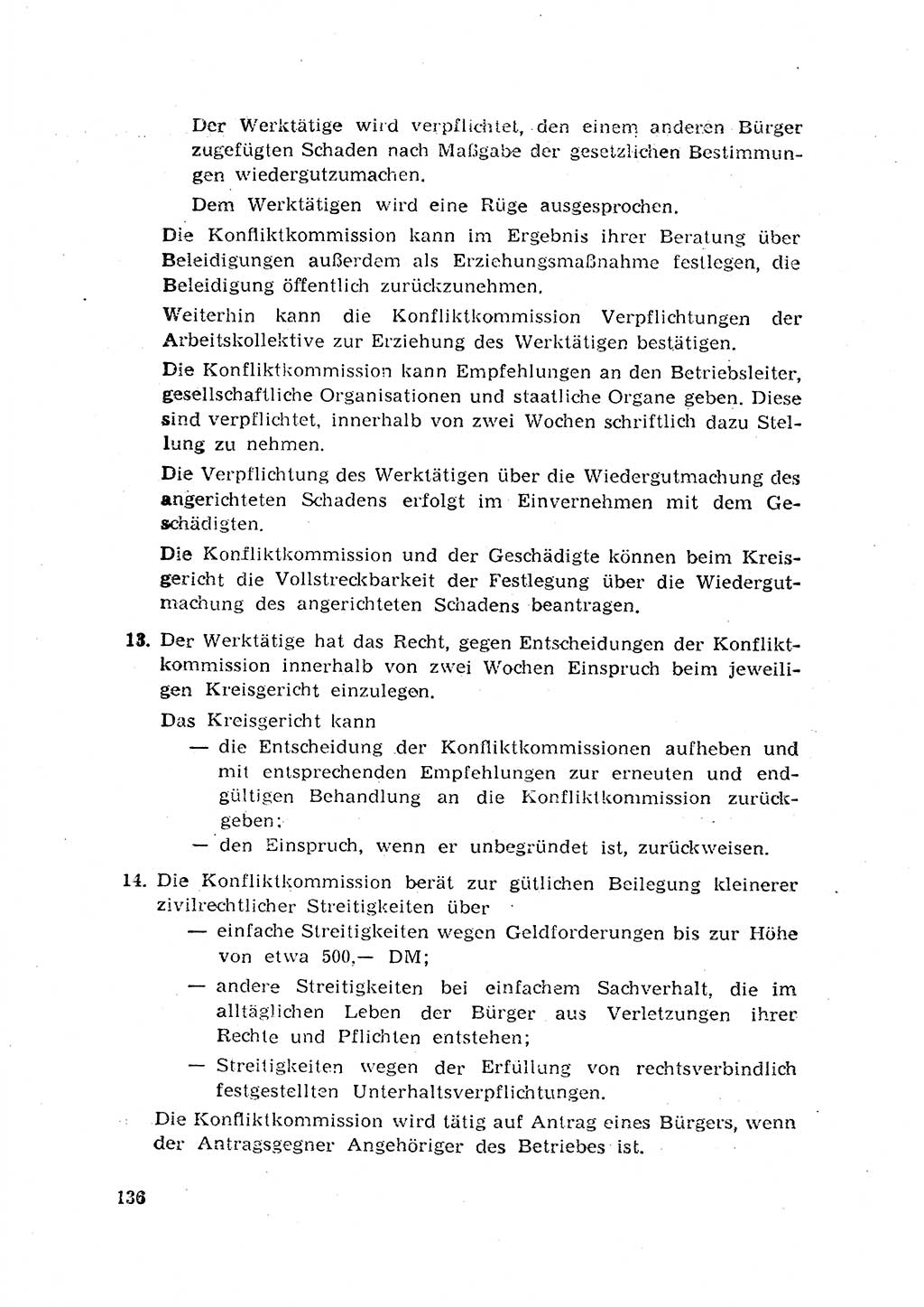 Rechtspflegeerlaß [Deutsche Demokratische Republik (DDR)] 1963, Seite 136 (R.-Pfl.-Erl. DDR 1963, S. 136)