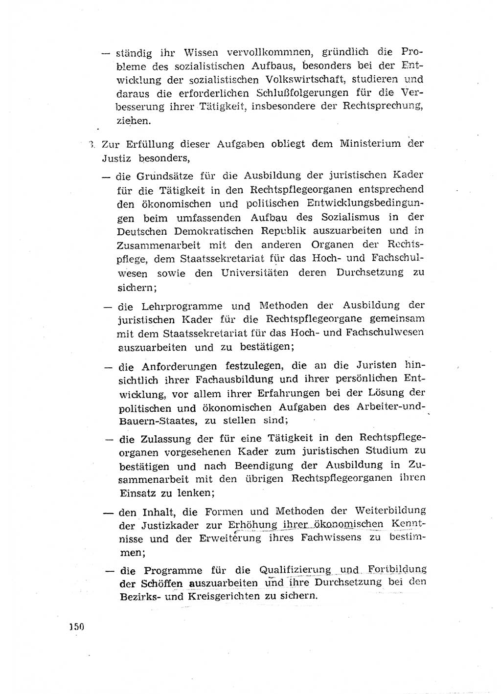 Rechtspflegeerlaß [Deutsche Demokratische Republik (DDR)] 1963, Seite 150 (R.-Pfl.-Erl. DDR 1963, S. 150)