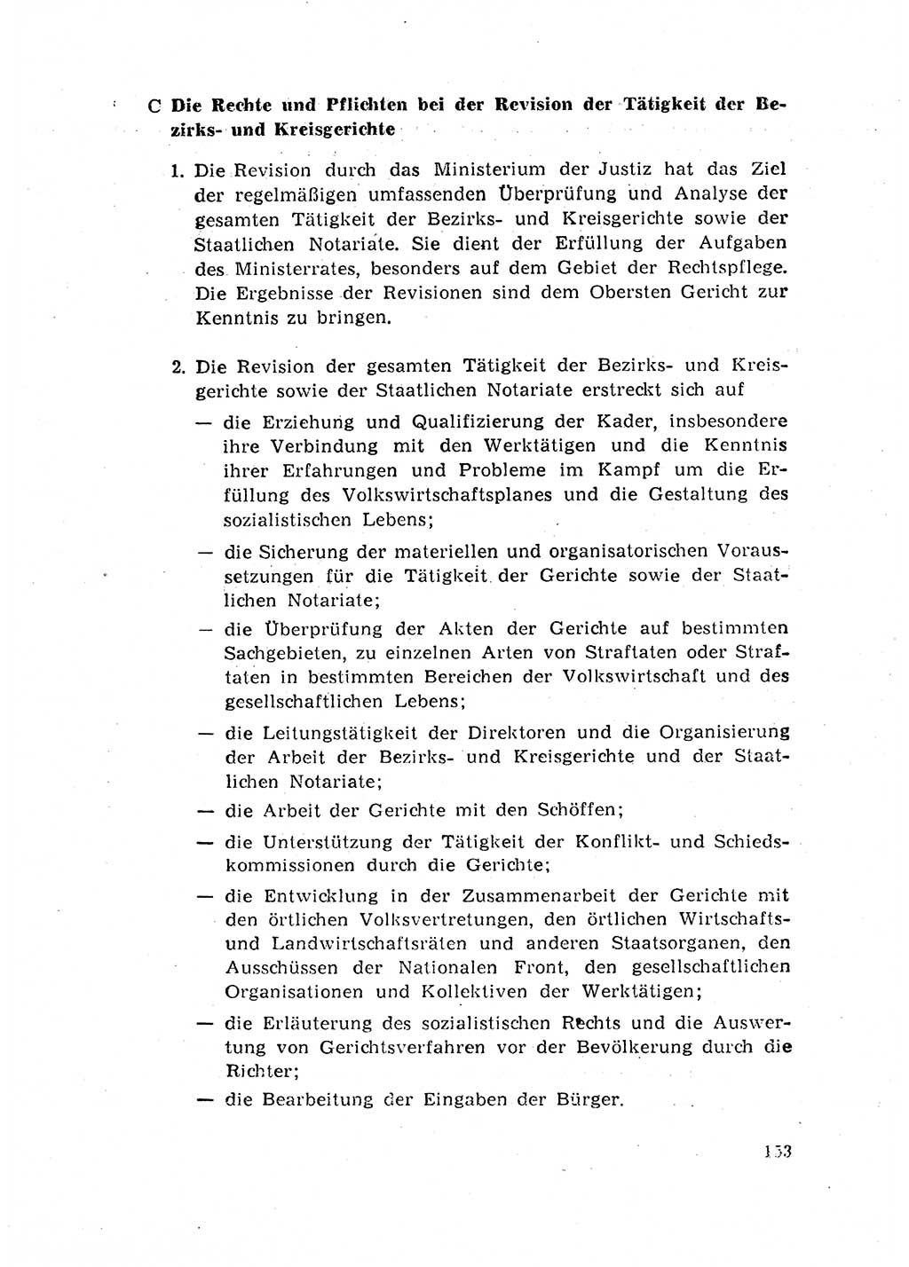 Rechtspflegeerlaß [Deutsche Demokratische Republik (DDR)] 1963, Seite 153 (R.-Pfl.-Erl. DDR 1963, S. 153)