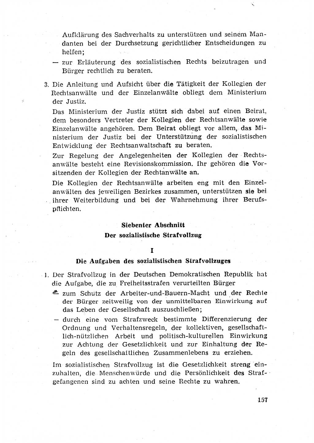 Rechtspflegeerlaß [Deutsche Demokratische Republik (DDR)] 1963, Seite 157 (R.-Pfl.-Erl. DDR 1963, S. 157)