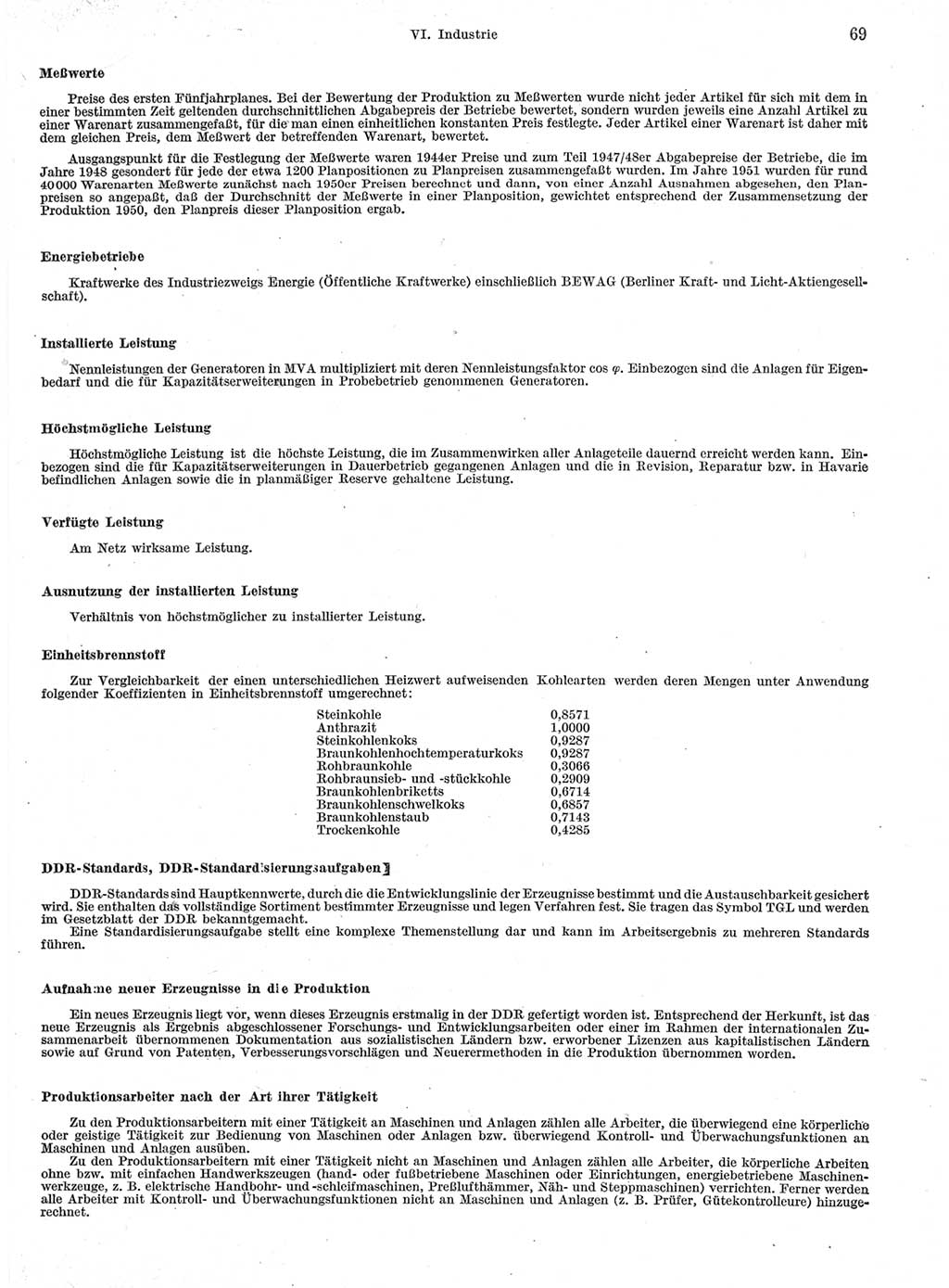 Statistisches Jahrbuch der Deutschen Demokratischen Republik (DDR) 1963, Seite 69 (Stat. Jb. DDR 1963, S. 69)